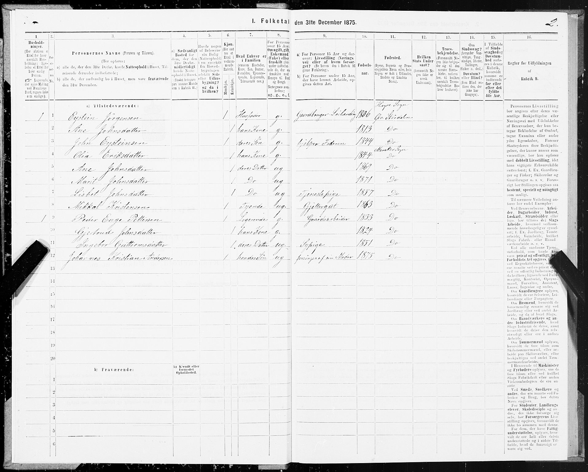 SAT, 1875 census for 1711P Øvre Stjørdal, 1875, p. 6002