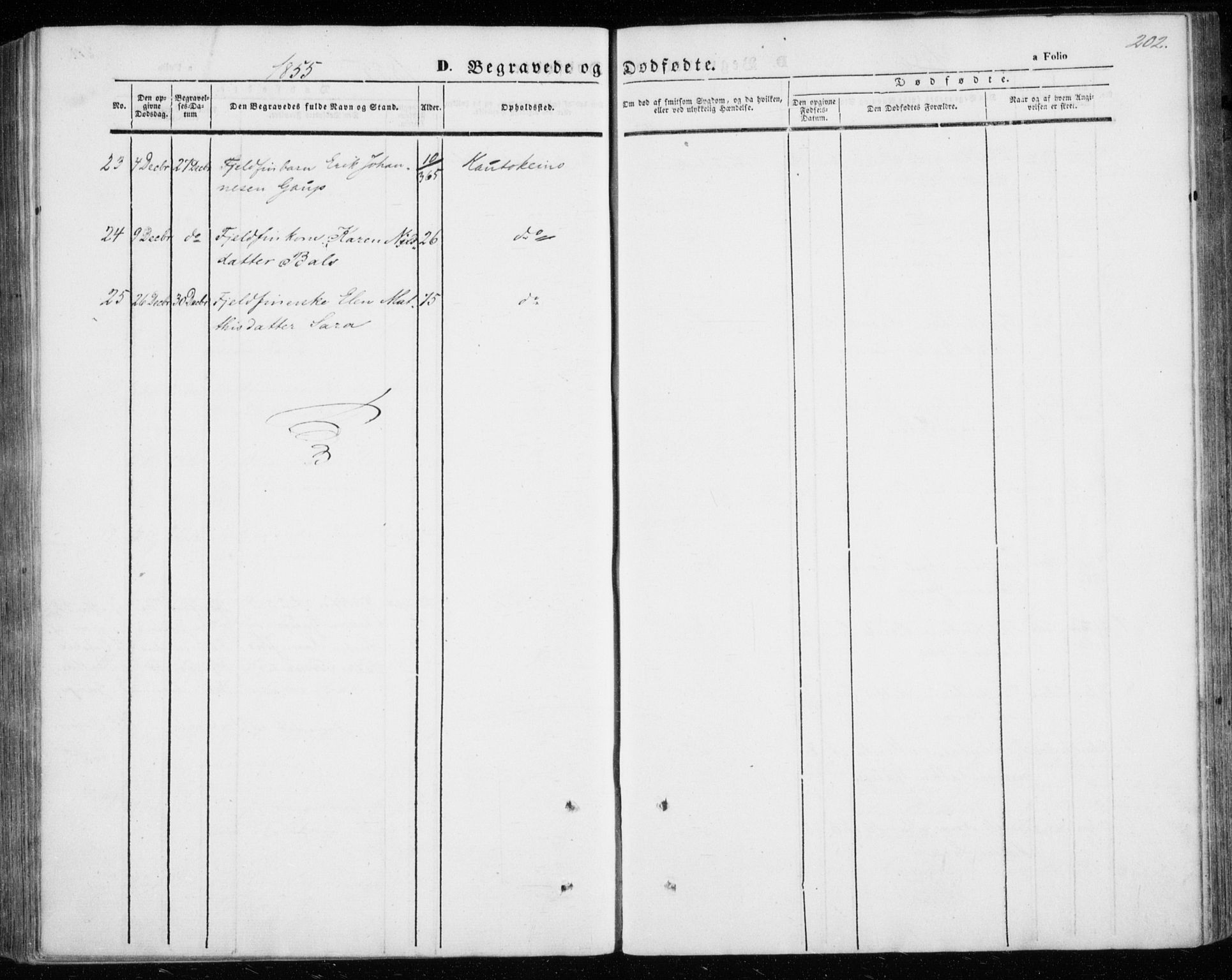 Kautokeino sokneprestembete, AV/SATØ-S-1340/H/Ha/L0002.kirke: Parish register (official) no. 2, 1843-1861, p. 202