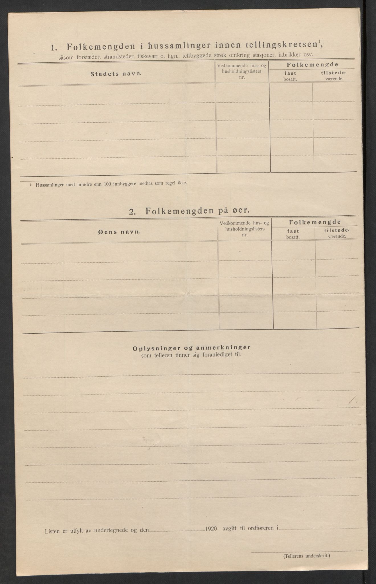 SAK, 1920 census for Søndeled, 1920, p. 14