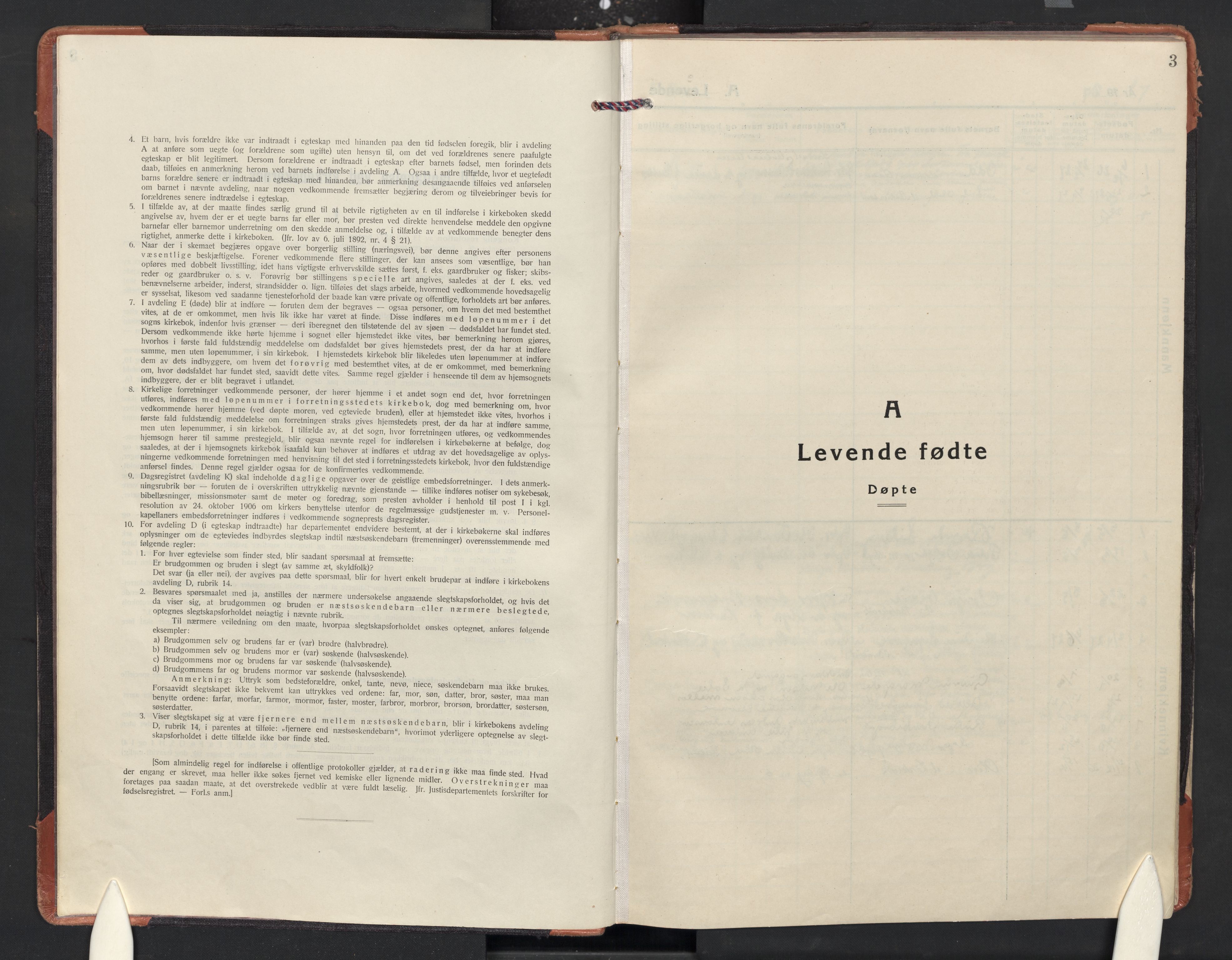 Skjeberg prestekontor Kirkebøker, SAO/A-10923/F/Fc/L0004: Parish register (official) no. III 4, 1927-1958, p. 3