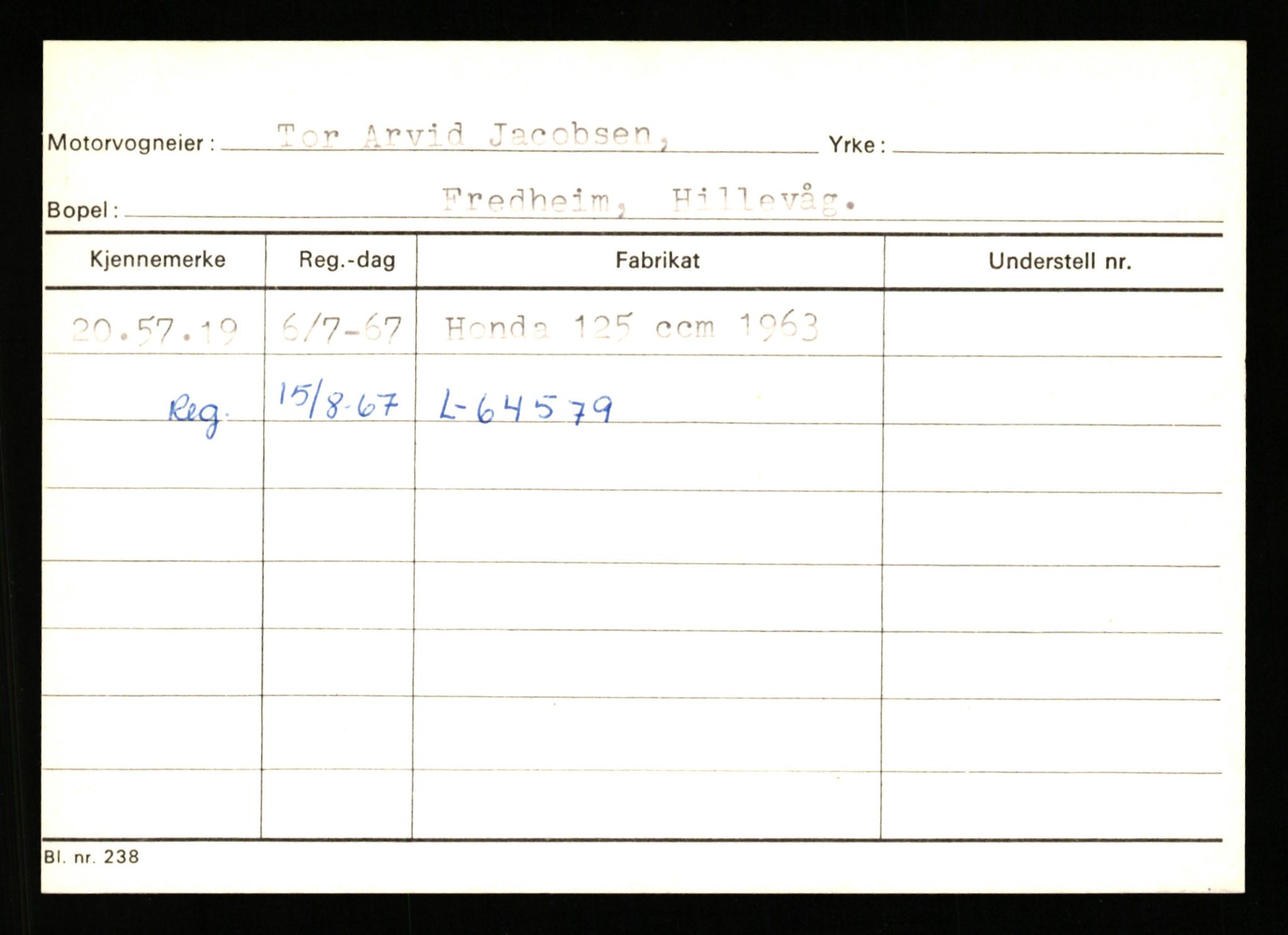 Stavanger trafikkstasjon, AV/SAST-A-101942/0/G/L0010: Registreringsnummer: 130000 - 239953, 1930-1971, p. 2357