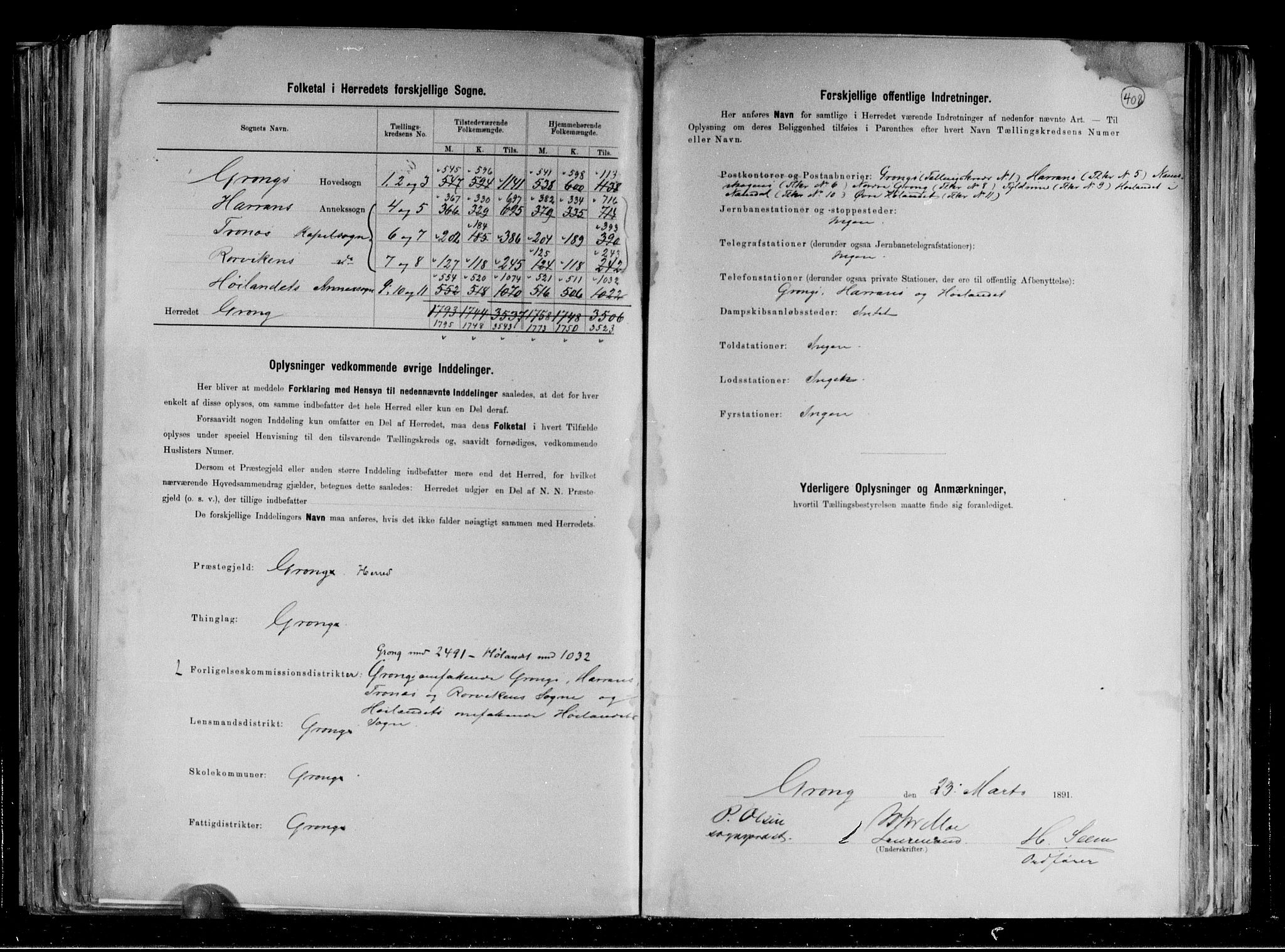 RA, 1891 census for 1742 Grong, 1891, p. 3