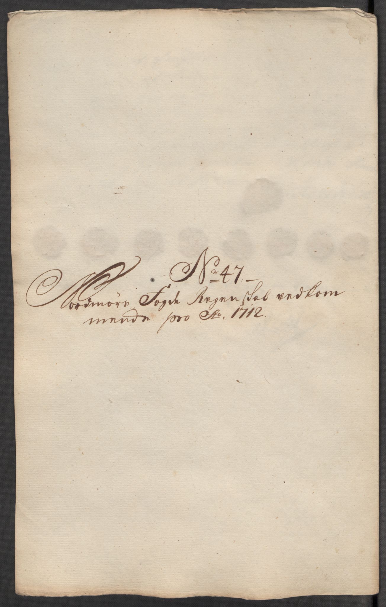 Rentekammeret inntil 1814, Reviderte regnskaper, Fogderegnskap, AV/RA-EA-4092/R56/L3746: Fogderegnskap Nordmøre, 1712, p. 240