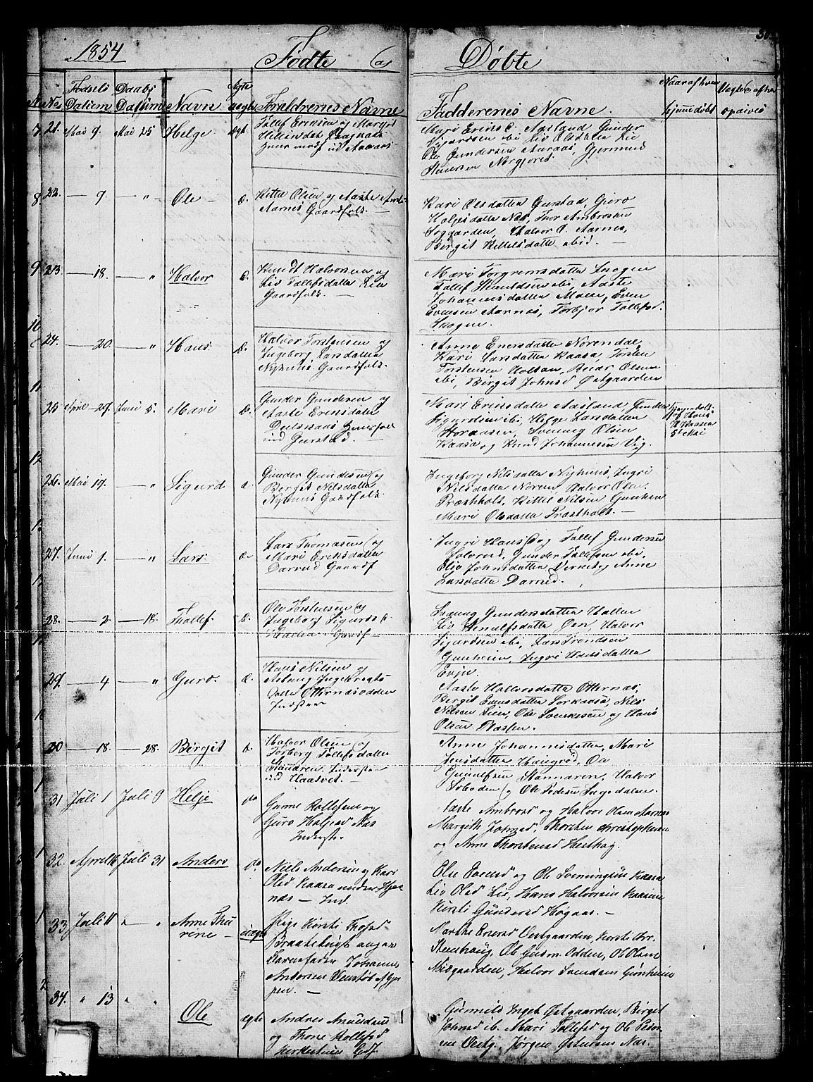 Sauherad kirkebøker, AV/SAKO-A-298/G/Gb/L0001: Parish register (copy) no. II 1, 1845-1865, p. 30