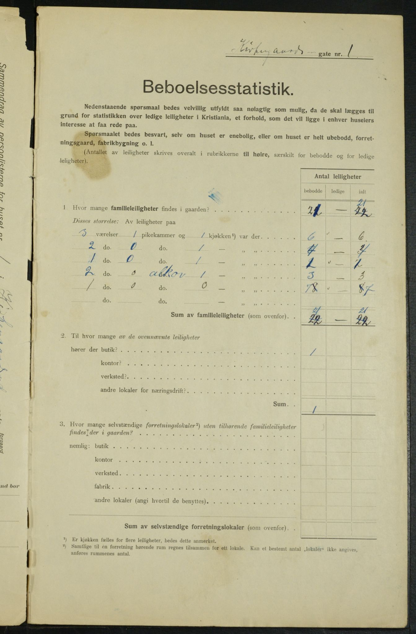 OBA, Municipal Census 1915 for Kristiania, 1915, p. 49547