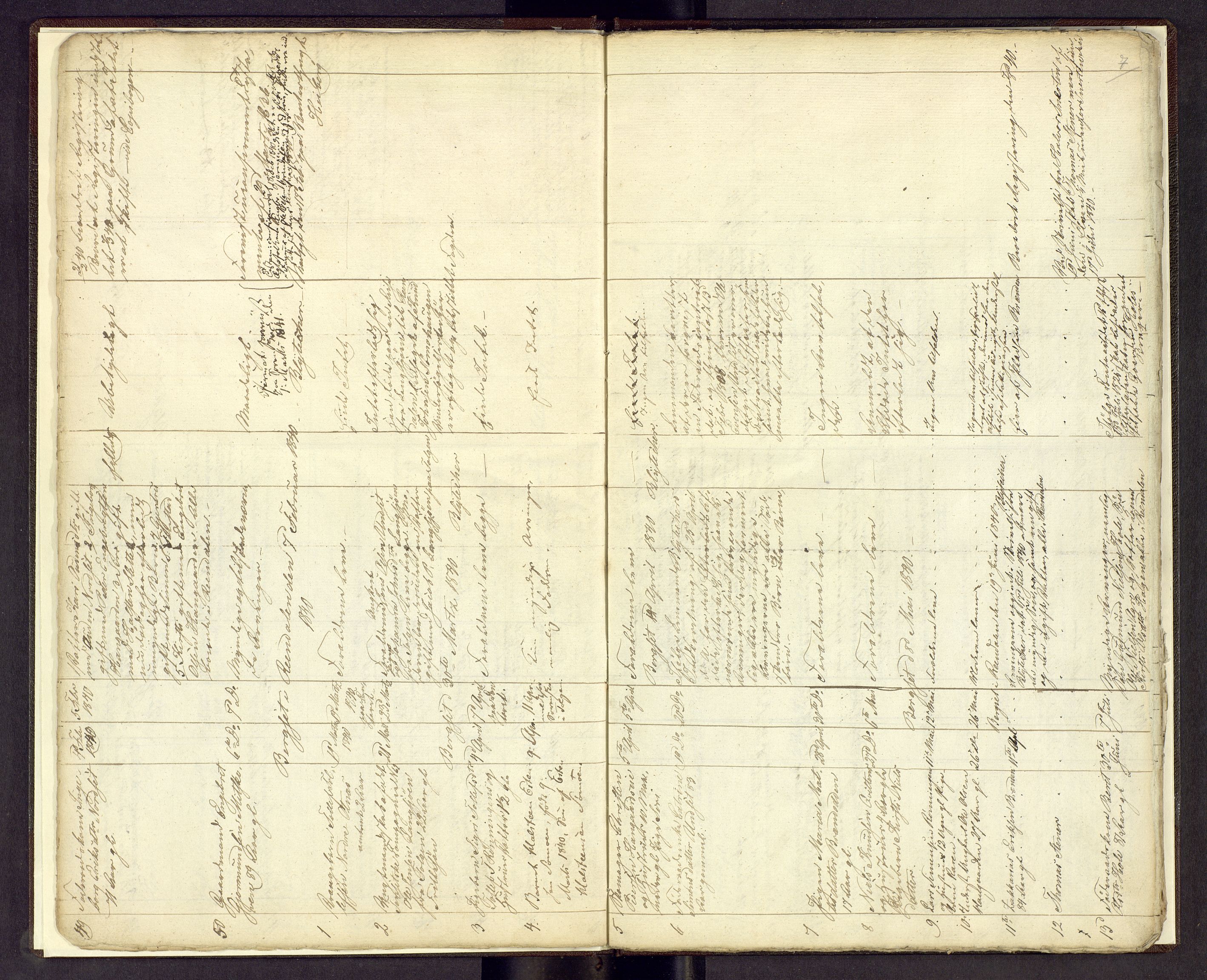 Nord-Østerdal tingrett, AV/SAH-TING-020/J/Jg/L0001/0001: Dødsfallsprotokoller / Dødsfallsprotokoll, 1837-1841