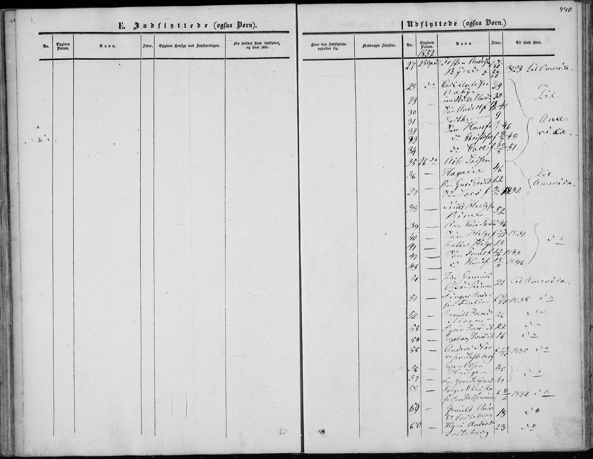 Sigdal kirkebøker, AV/SAKO-A-245/F/Fa/L0008: Parish register (official) no. I 8, 1850-1859, p. 440