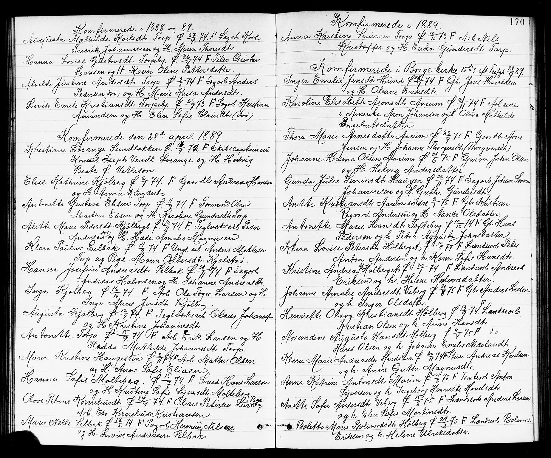 Borge prestekontor Kirkebøker, SAO/A-10903/G/Ga/L0002: Parish register (copy) no. I 2, 1875-1923, p. 170