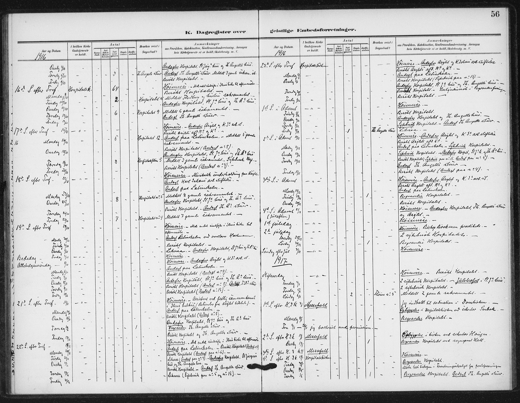 Ministerialprotokoller, klokkerbøker og fødselsregistre - Sør-Trøndelag, SAT/A-1456/623/L0472: Parish register (official) no. 623A06, 1907-1938, p. 56