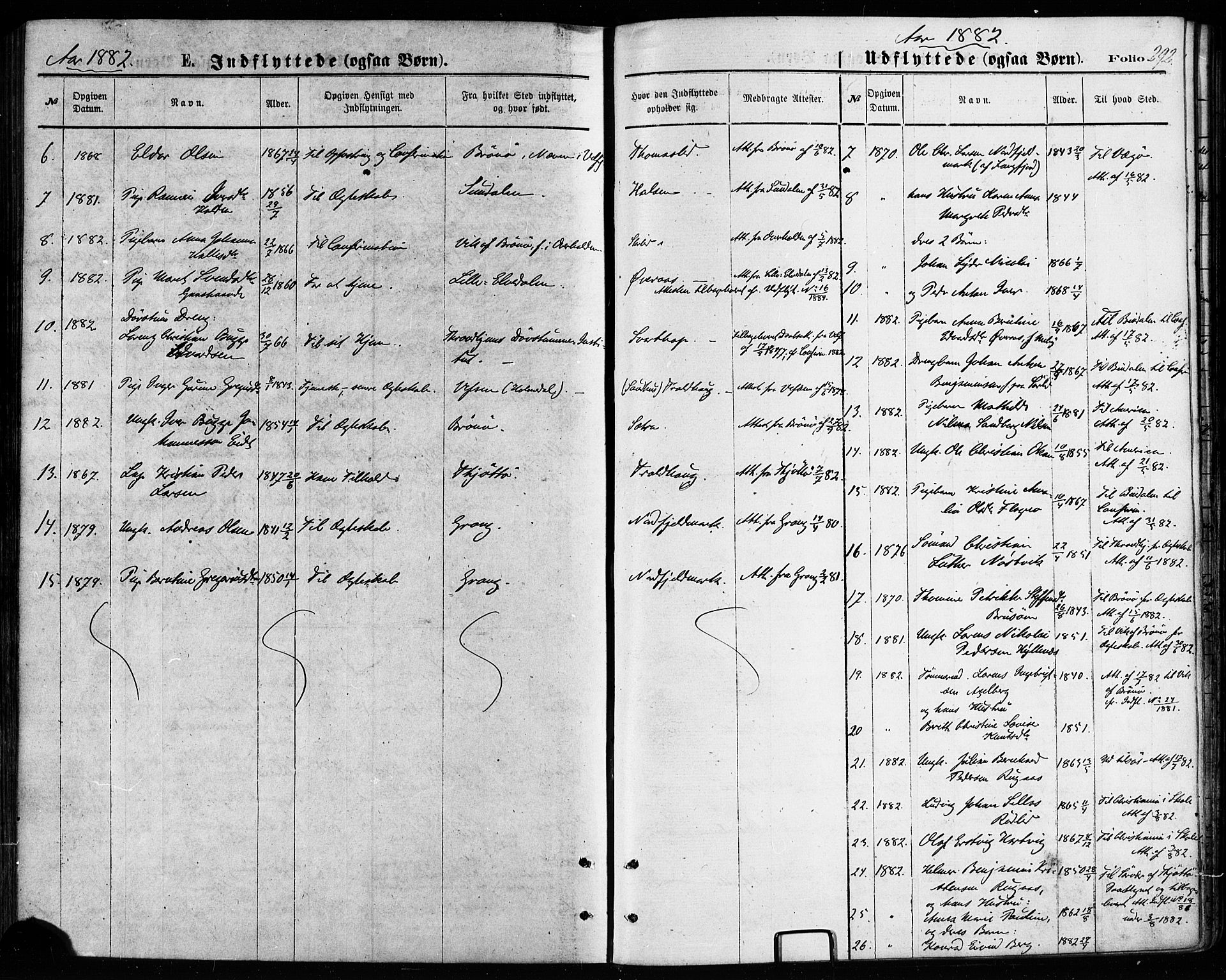 Ministerialprotokoller, klokkerbøker og fødselsregistre - Nordland, AV/SAT-A-1459/814/L0225: Parish register (official) no. 814A06, 1875-1885, p. 292