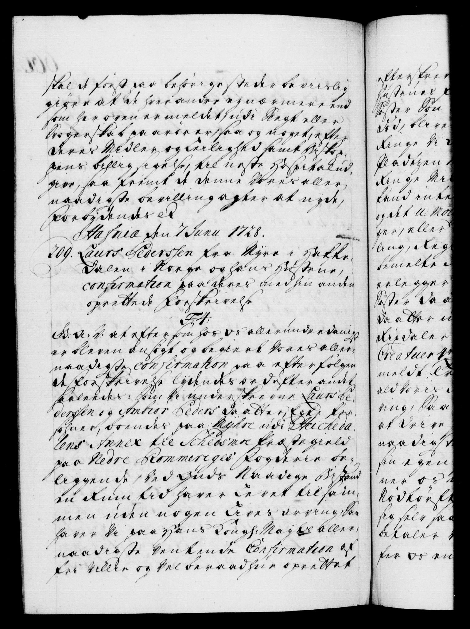 Danske Kanselli 1572-1799, AV/RA-EA-3023/F/Fc/Fca/Fcaa/L0025: Norske registre, 1726-1728, p. 660b