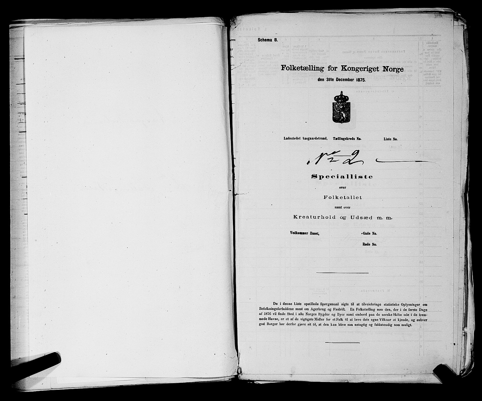 SAKO, 1875 census for 0704B Borre/Åsgårdstrand, 1875, p. 95