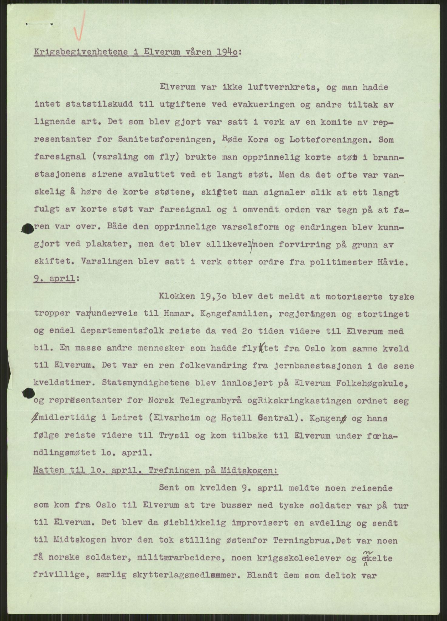 Forsvaret, Forsvarets krigshistoriske avdeling, RA/RAFA-2017/Y/Ya/L0013: II-C-11-31 - Fylkesmenn.  Rapporter om krigsbegivenhetene 1940., 1940, p. 861