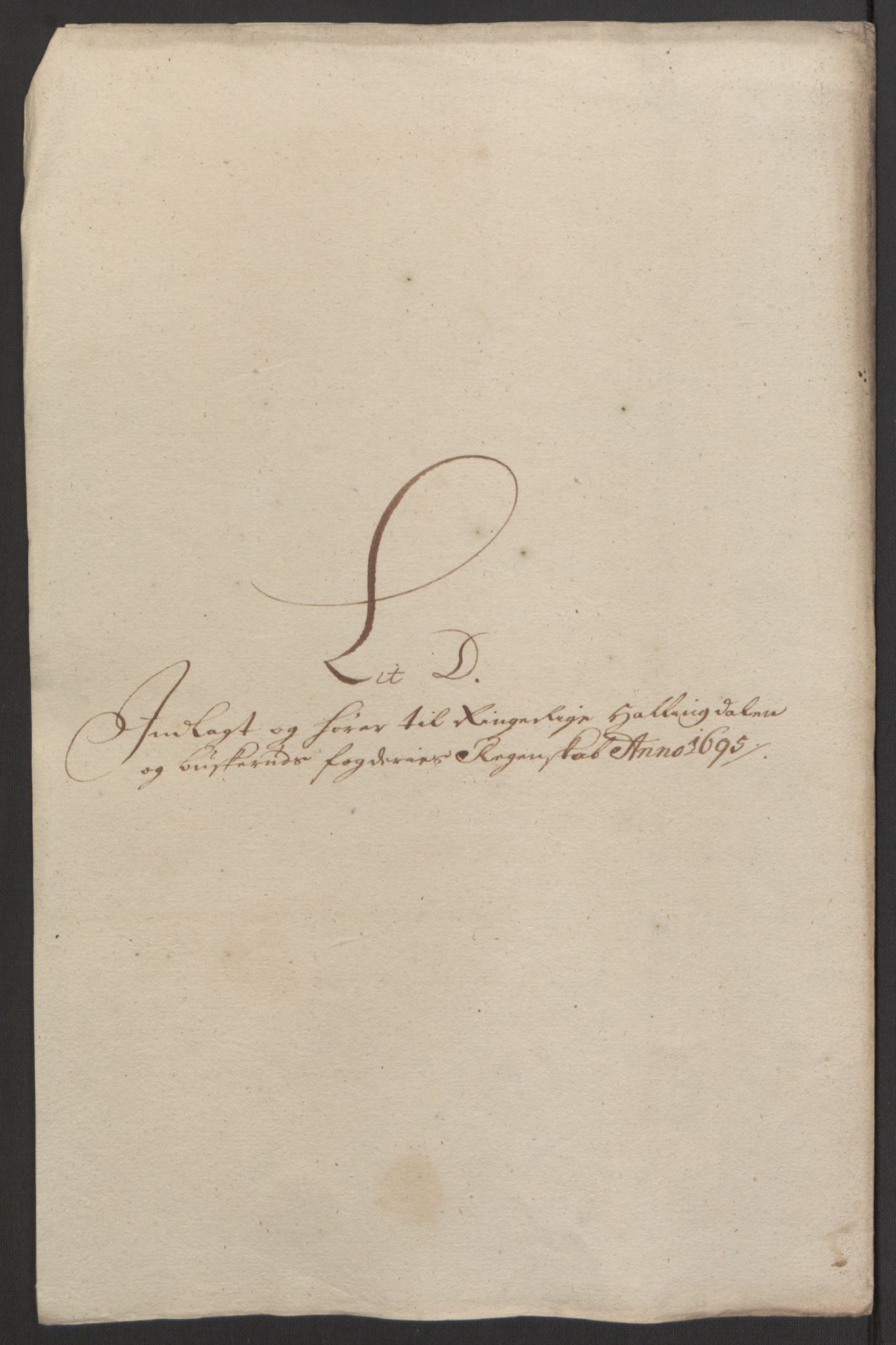 Rentekammeret inntil 1814, Reviderte regnskaper, Fogderegnskap, AV/RA-EA-4092/R22/L1452: Fogderegnskap Ringerike, Hallingdal og Buskerud, 1695, p. 221