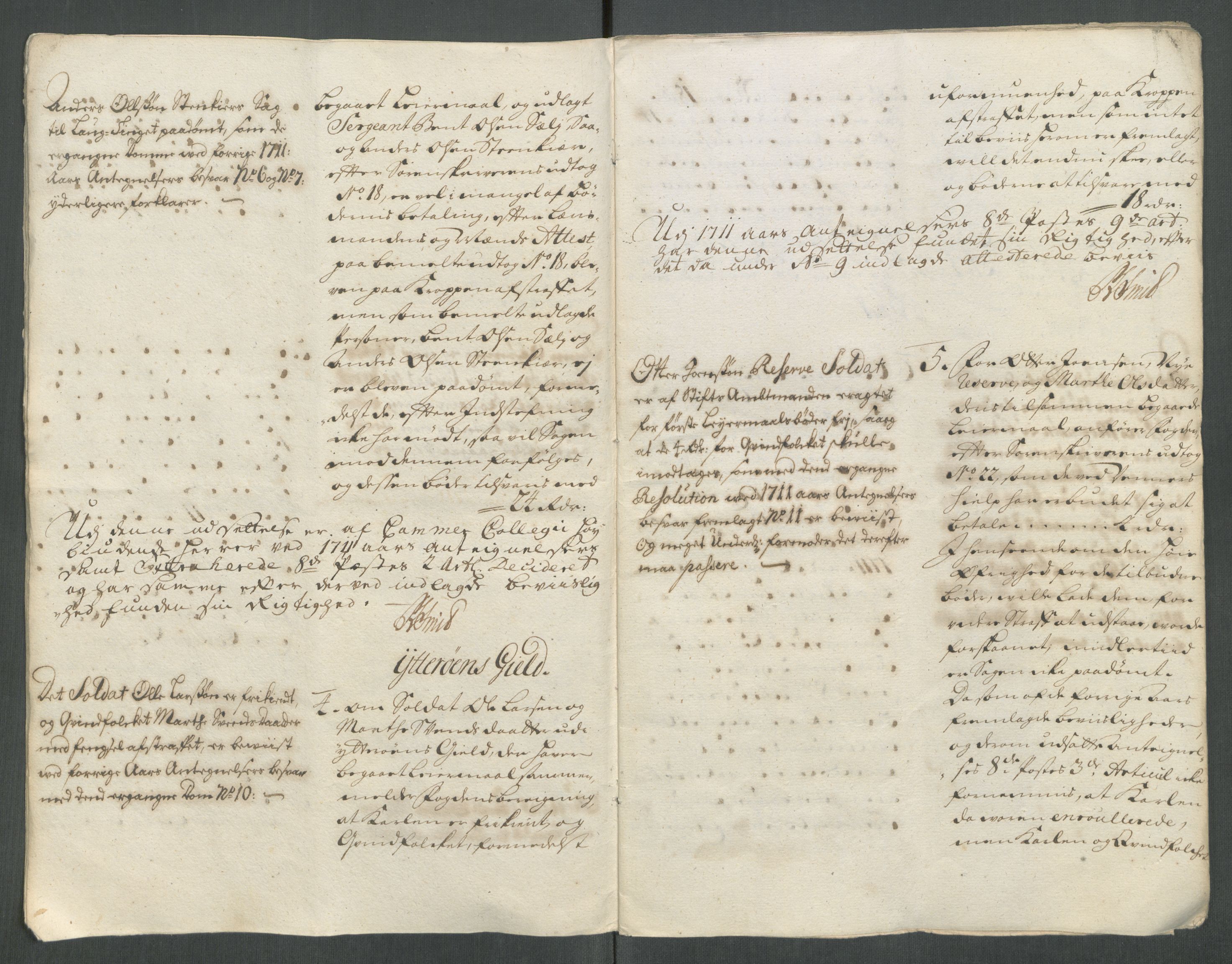 Rentekammeret inntil 1814, Reviderte regnskaper, Fogderegnskap, AV/RA-EA-4092/R63/L4320: Fogderegnskap Inderøy, 1712, p. 420