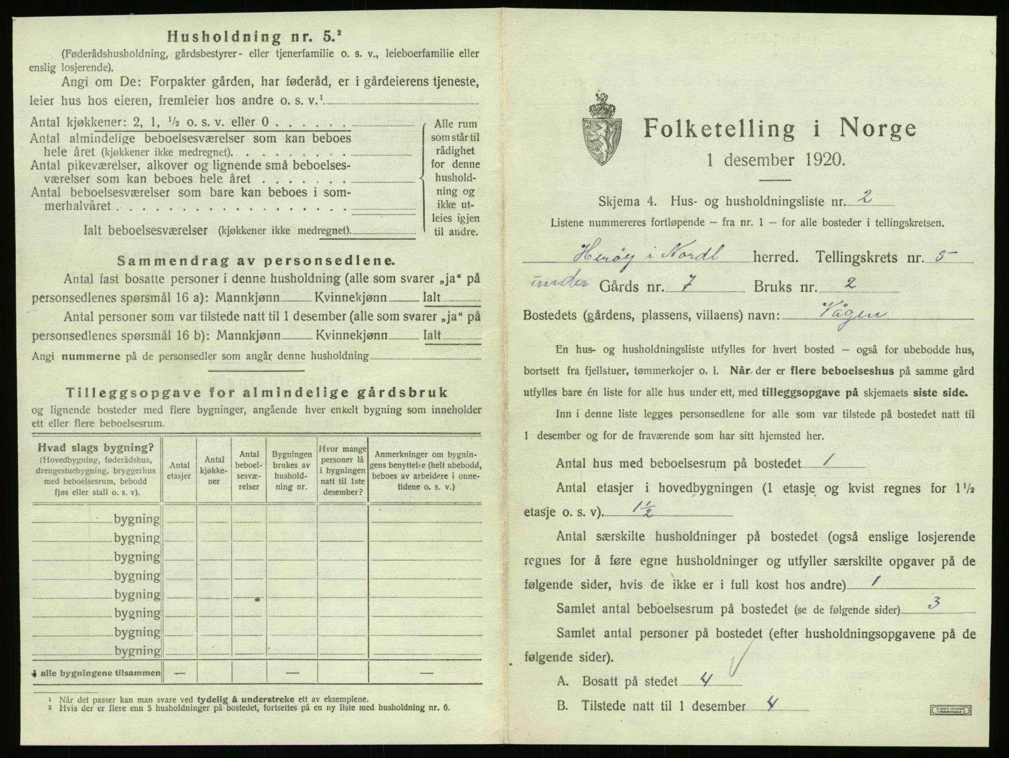 SAT, 1920 census for Herøy, 1920, p. 478