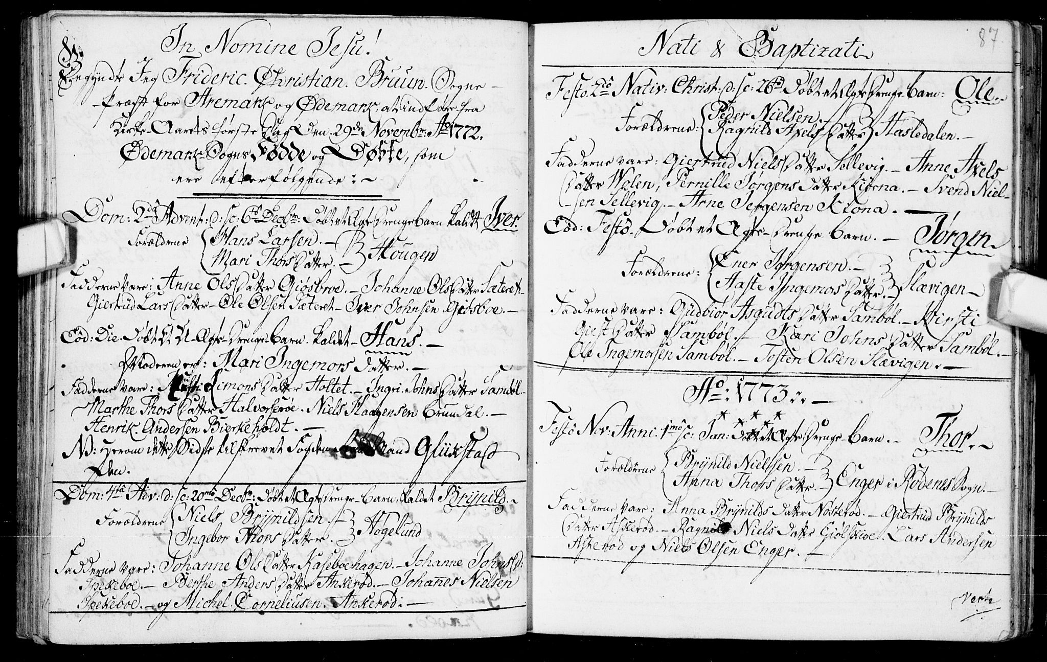 Aremark prestekontor Kirkebøker, SAO/A-10899/F/Fb/L0002: Parish register (official) no.  II 2, 1745-1795, p. 87