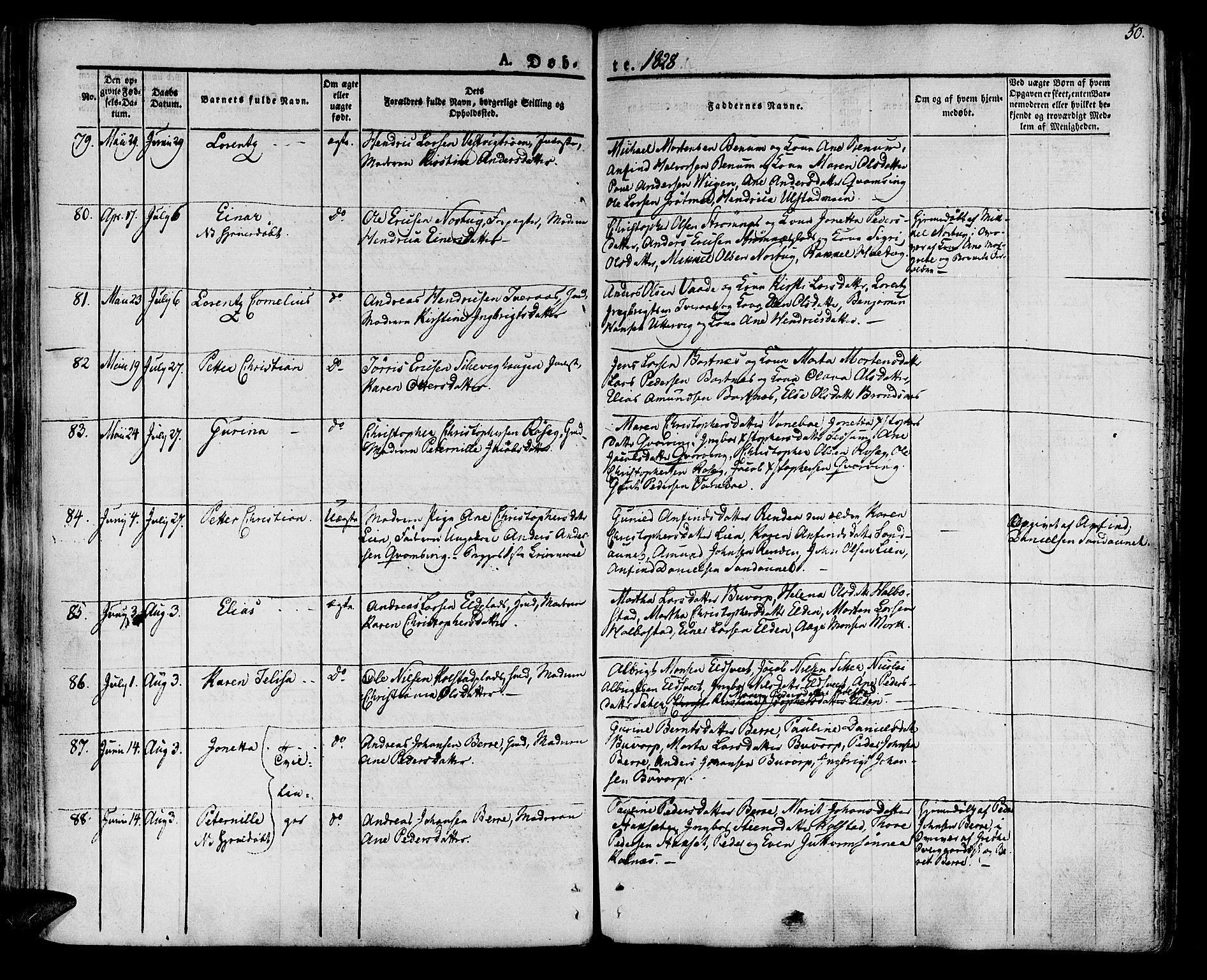 Ministerialprotokoller, klokkerbøker og fødselsregistre - Nord-Trøndelag, AV/SAT-A-1458/741/L0390: Parish register (official) no. 741A04, 1822-1836, p. 50