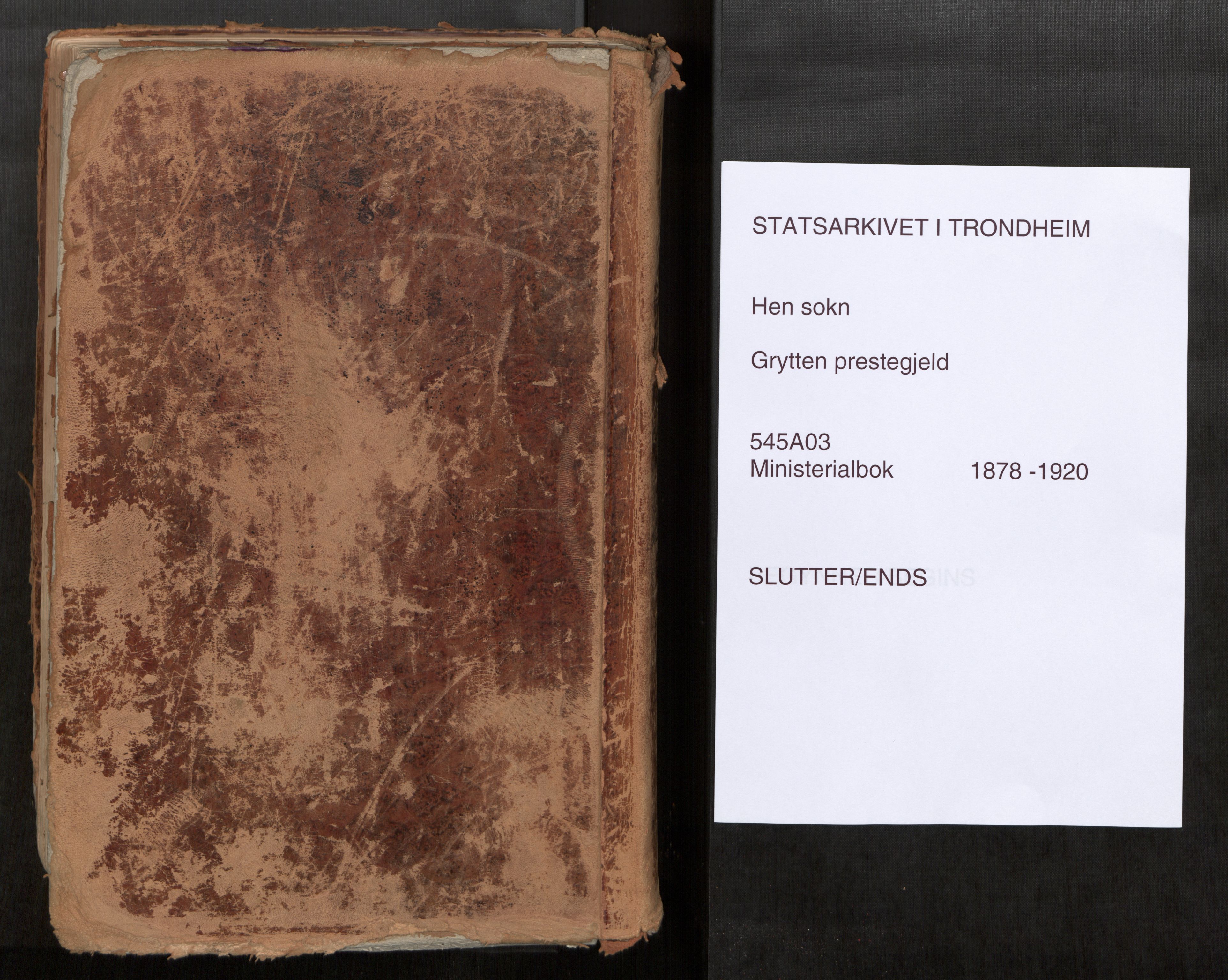 Ministerialprotokoller, klokkerbøker og fødselsregistre - Møre og Romsdal, AV/SAT-A-1454/545/L0594: Parish register (official) no. 545A03, 1878-1920