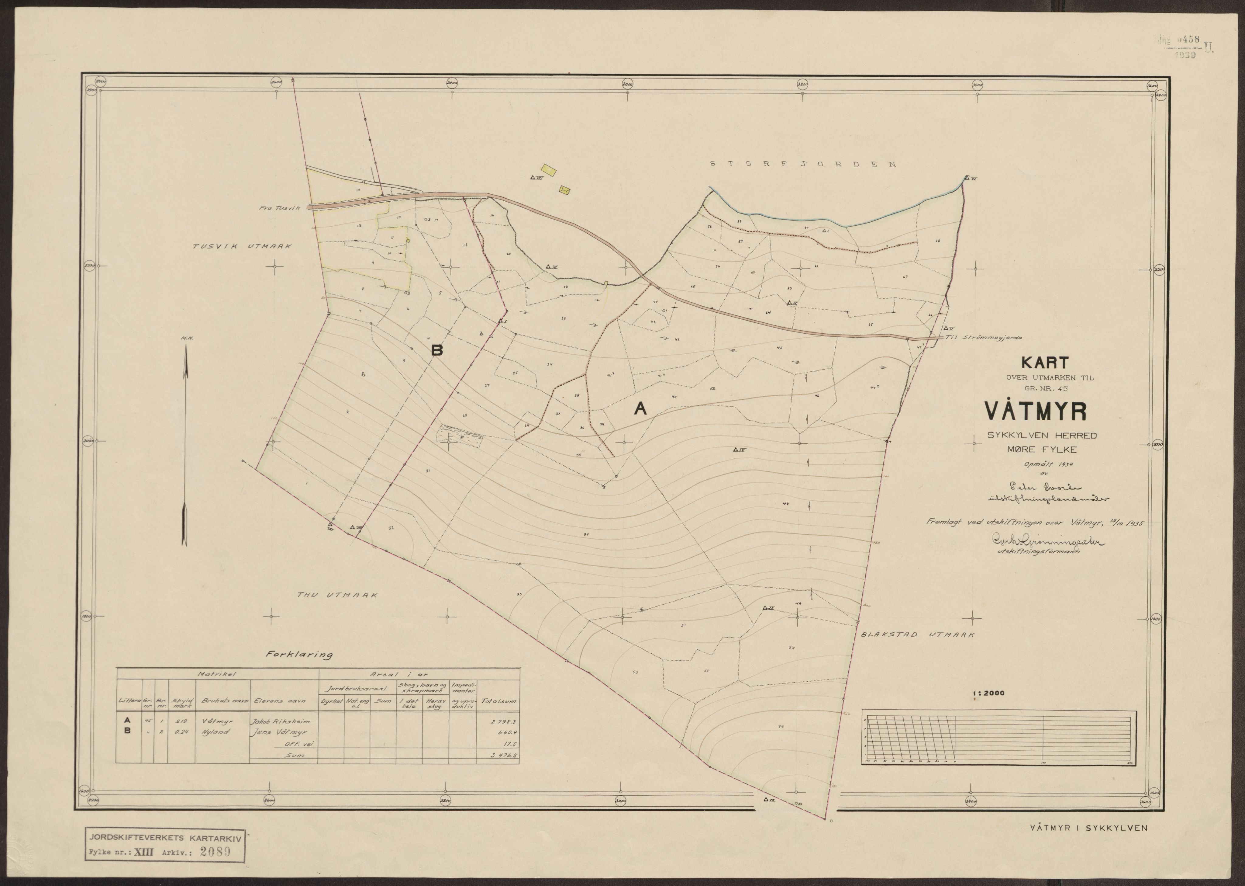 Jordskifteverkets kartarkiv, AV/RA-S-3929/T, 1859-1988, p. 2568