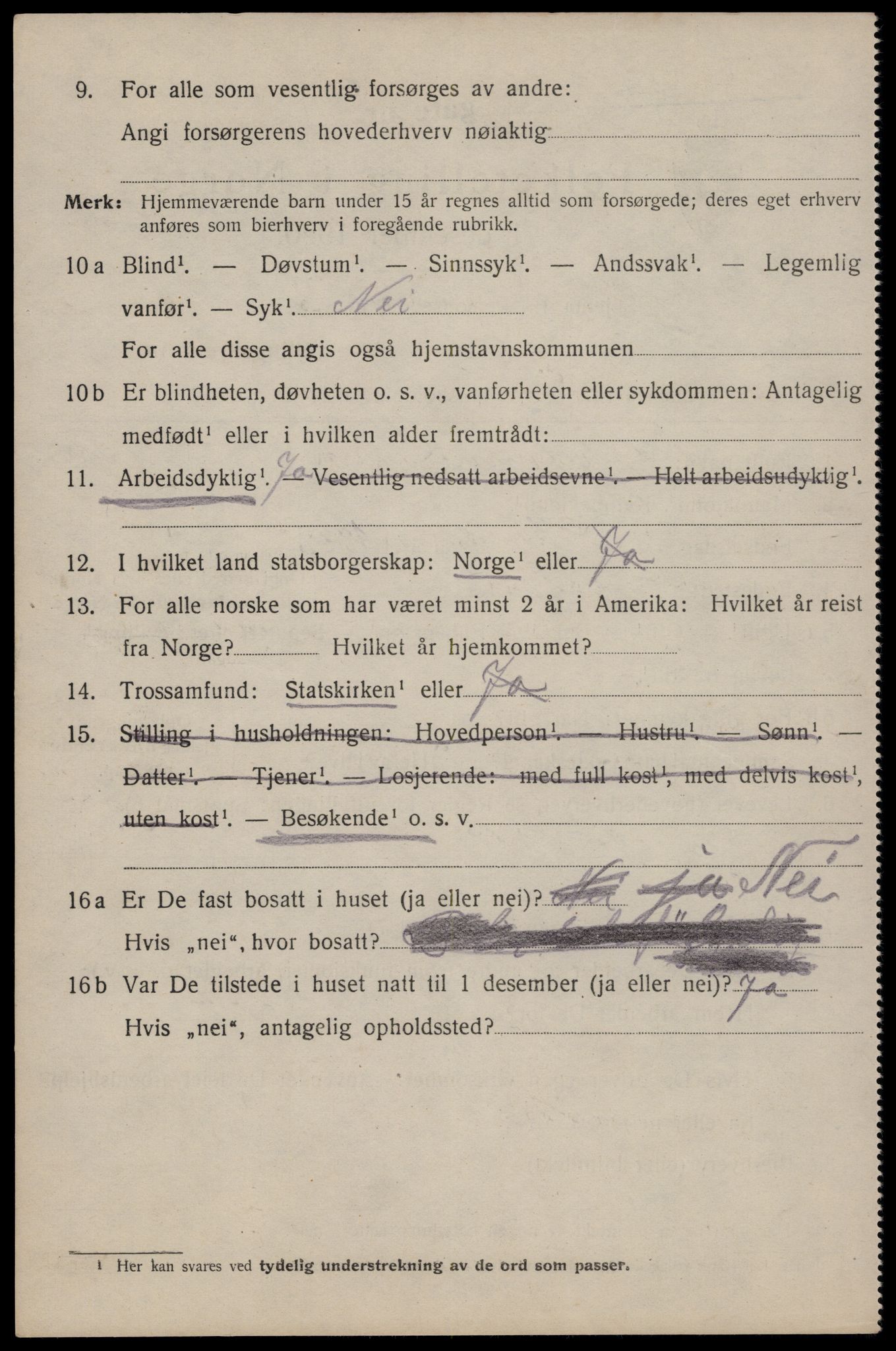 SAT, 1920 census for Trondheim, 1920, p. 134355