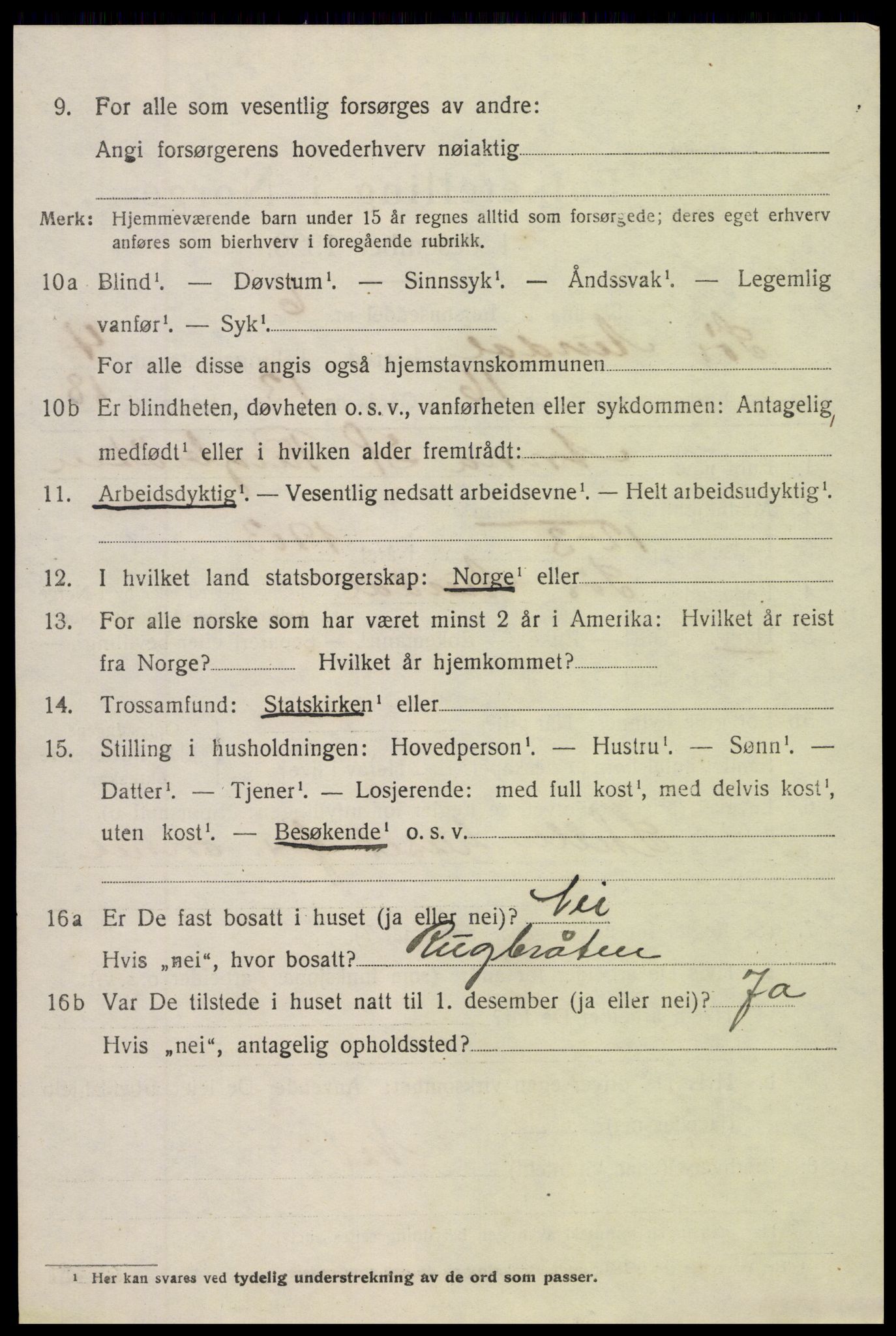 SAH, 1920 census for Sør-Aurdal, 1920, p. 2510