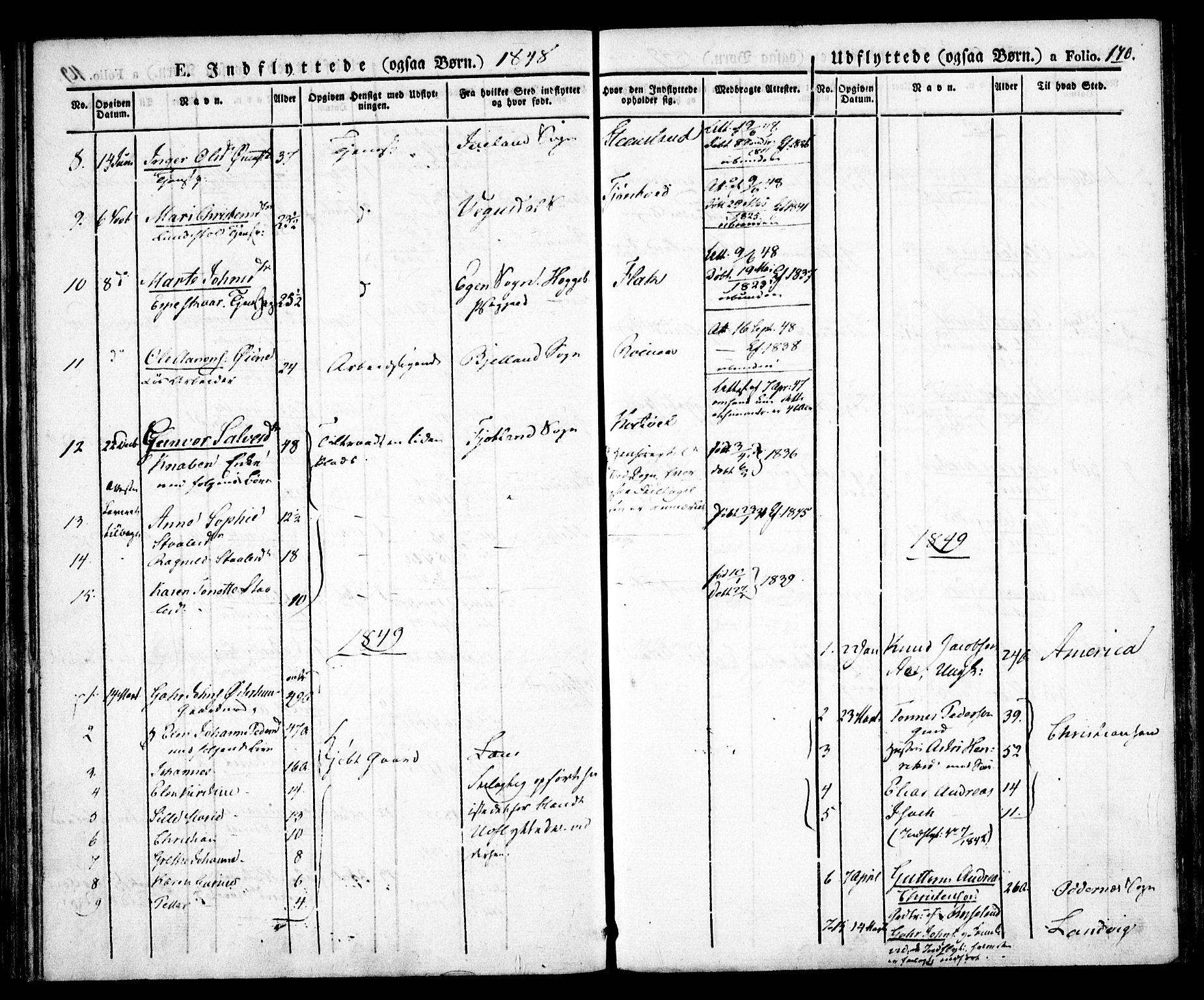 Birkenes sokneprestkontor, SAK/1111-0004/F/Fa/L0001: Parish register (official) no. A 1, 1829-1849, p. 170