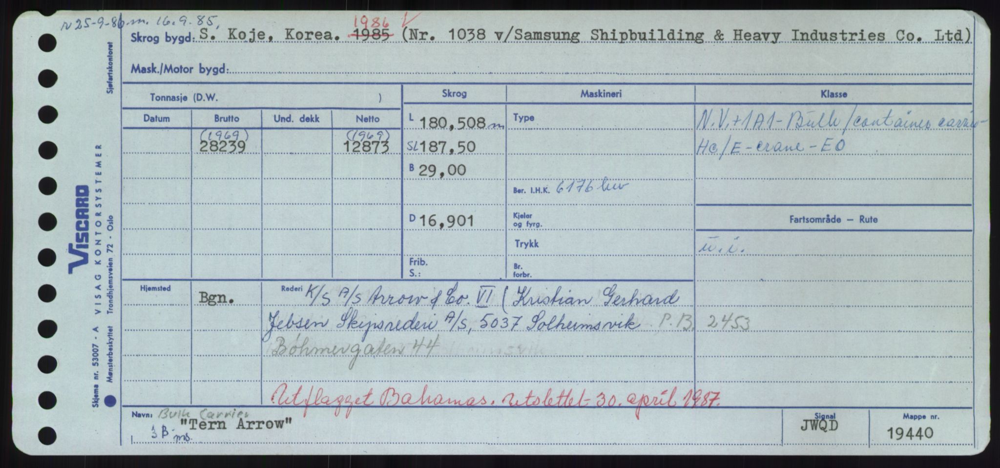 Sjøfartsdirektoratet med forløpere, Skipsmålingen, AV/RA-S-1627/H/Hd/L0038: Fartøy, T-Th, p. 471