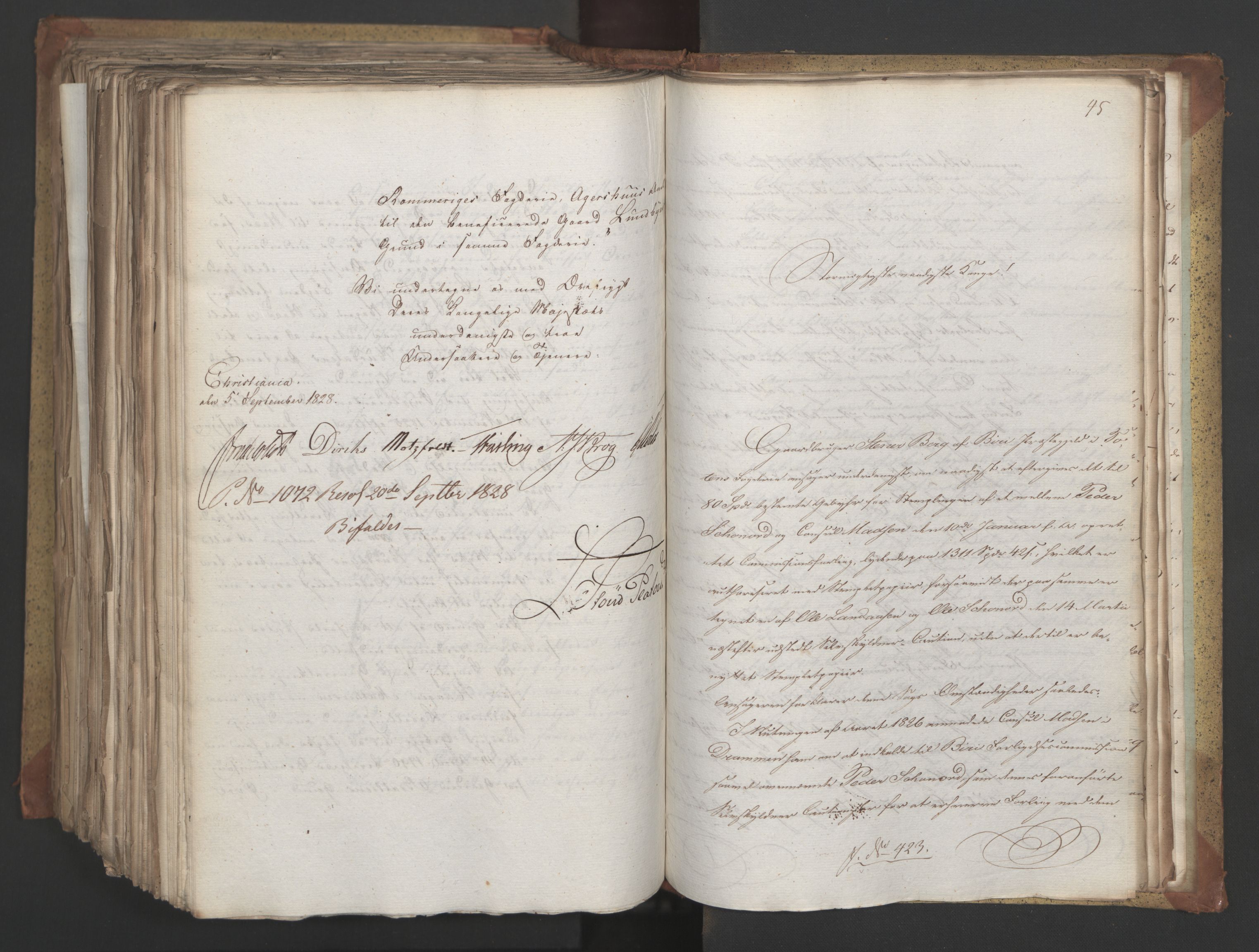 Statsrådsavdelingen i Stockholm, AV/RA-S-1003/D/Da/L0055: Regjeringsinnstillinger nr. 231-435, 1828, p. 610