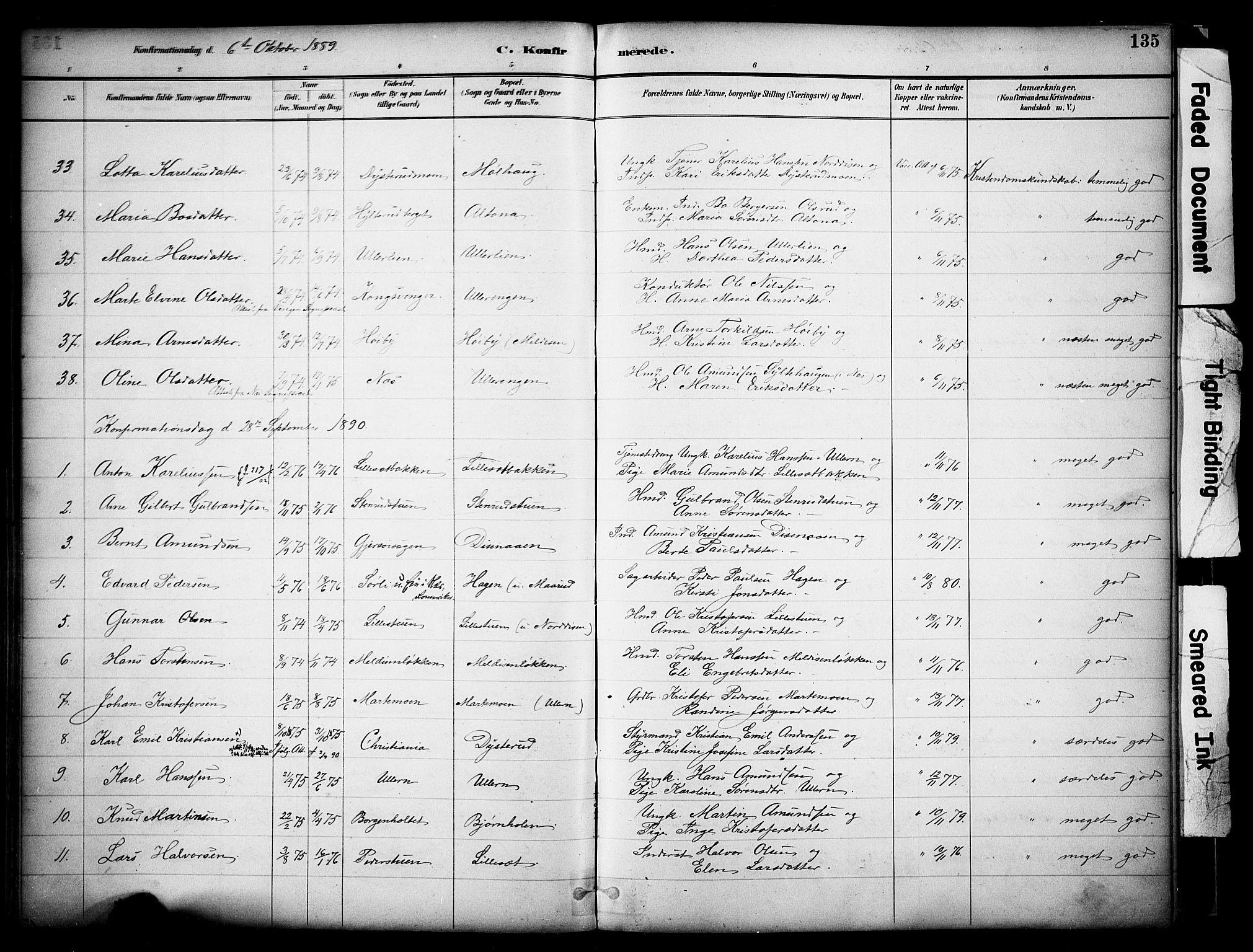 Sør-Odal prestekontor, AV/SAH-PREST-030/H/Ha/Haa/L0008: Parish register (official) no. 8, 1886-1922, p. 135