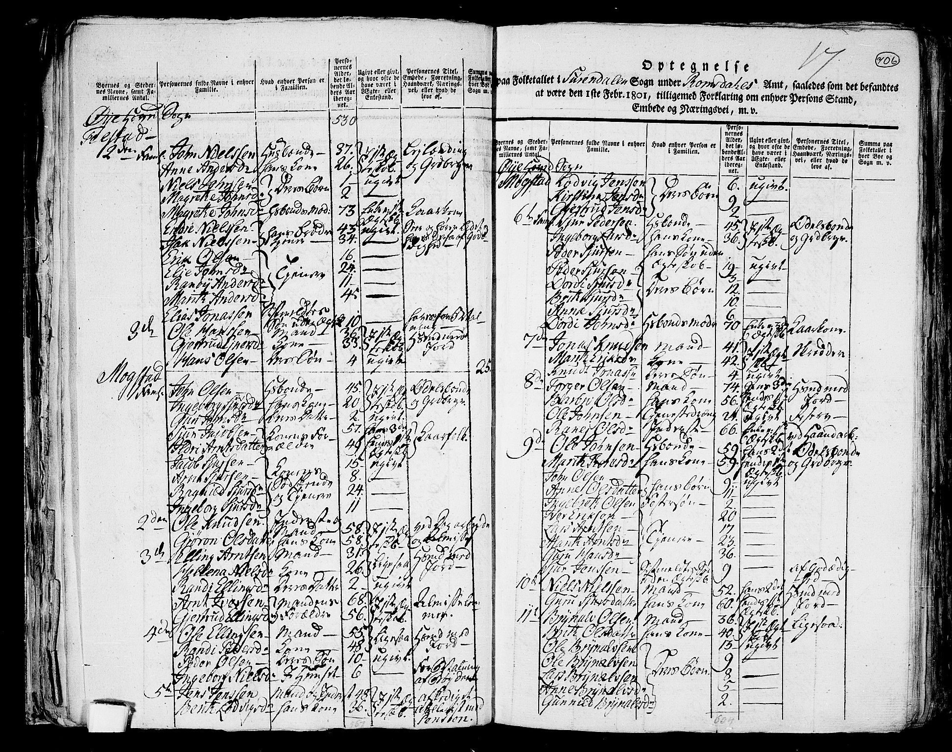 RA, 1801 census for 1566P Surnadal, 1801, p. 705b-706a