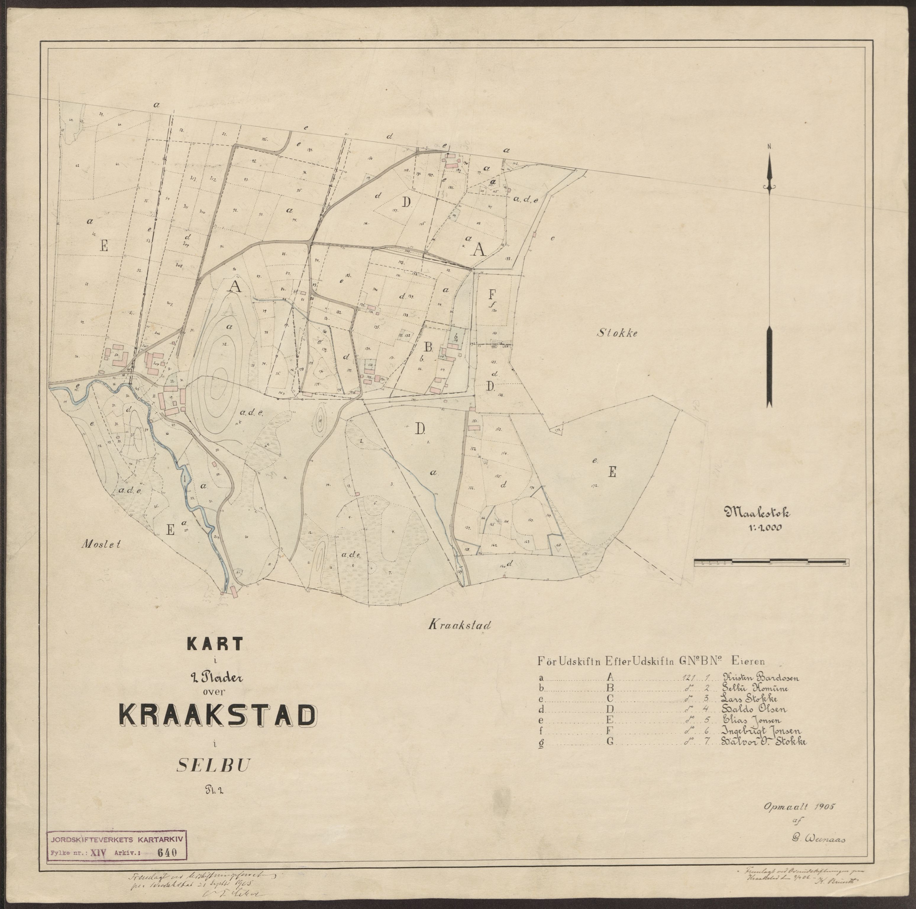 Jordskifteverkets kartarkiv, AV/RA-S-3929/T, 1859-1988, p. 905