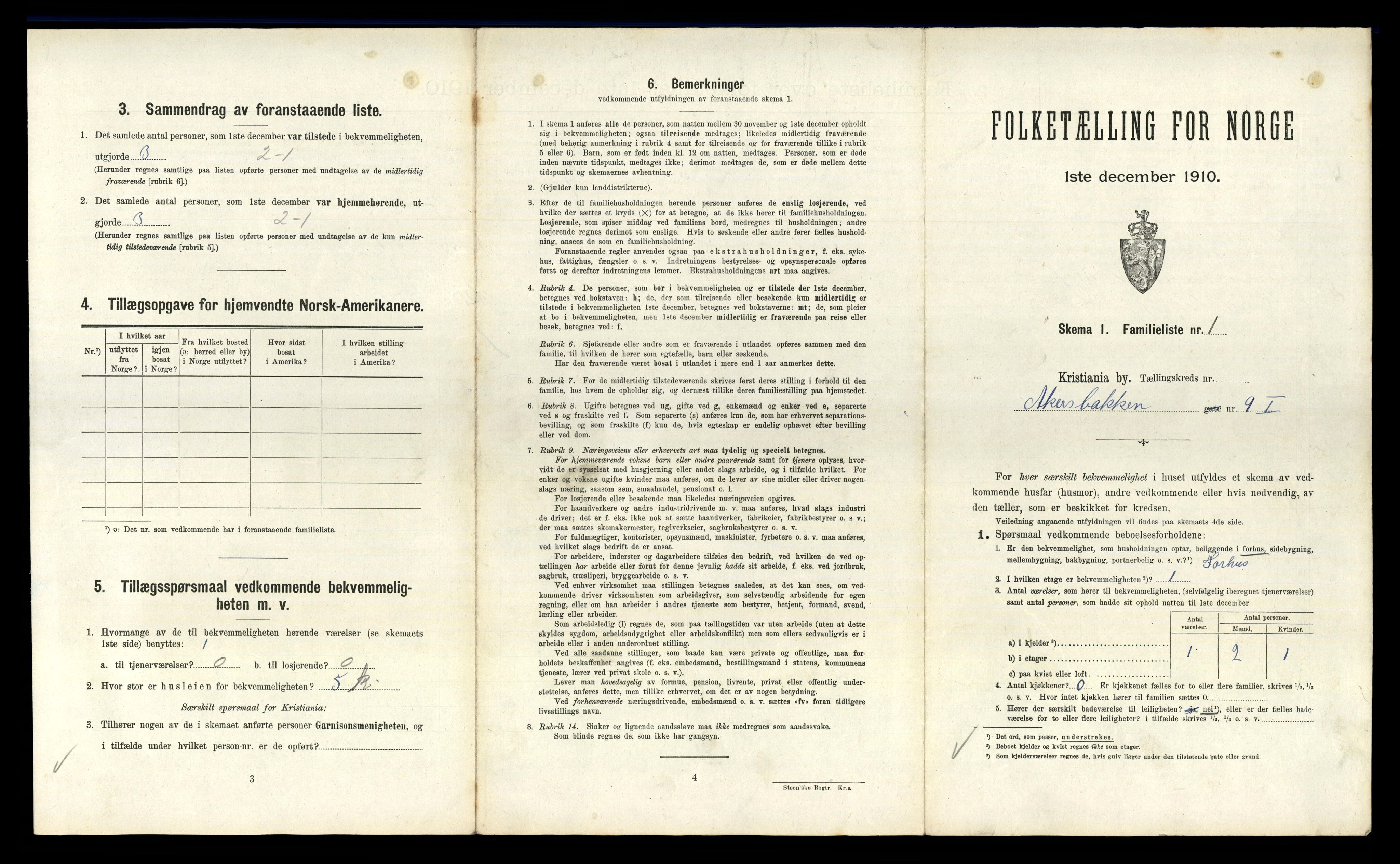 RA, 1910 census for Kristiania, 1910, p. 1781