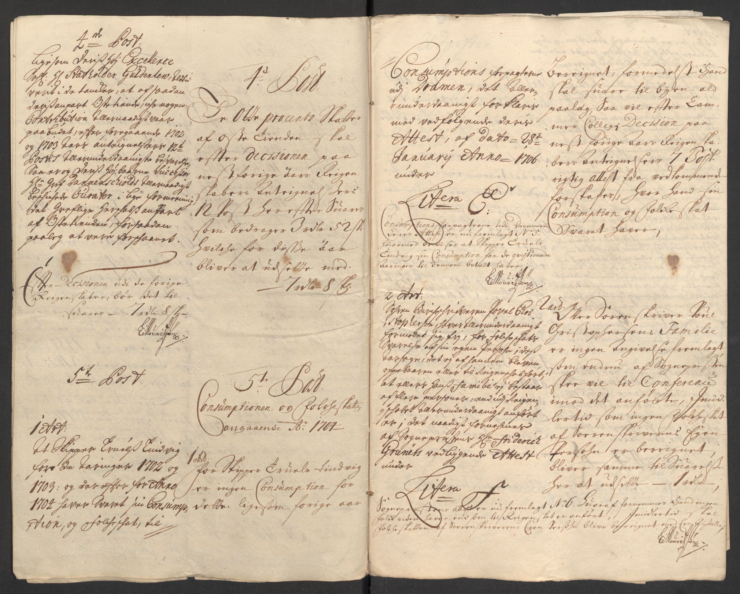 Rentekammeret inntil 1814, Reviderte regnskaper, Fogderegnskap, AV/RA-EA-4092/R33/L1978: Fogderegnskap Larvik grevskap, 1704-1705, p. 428