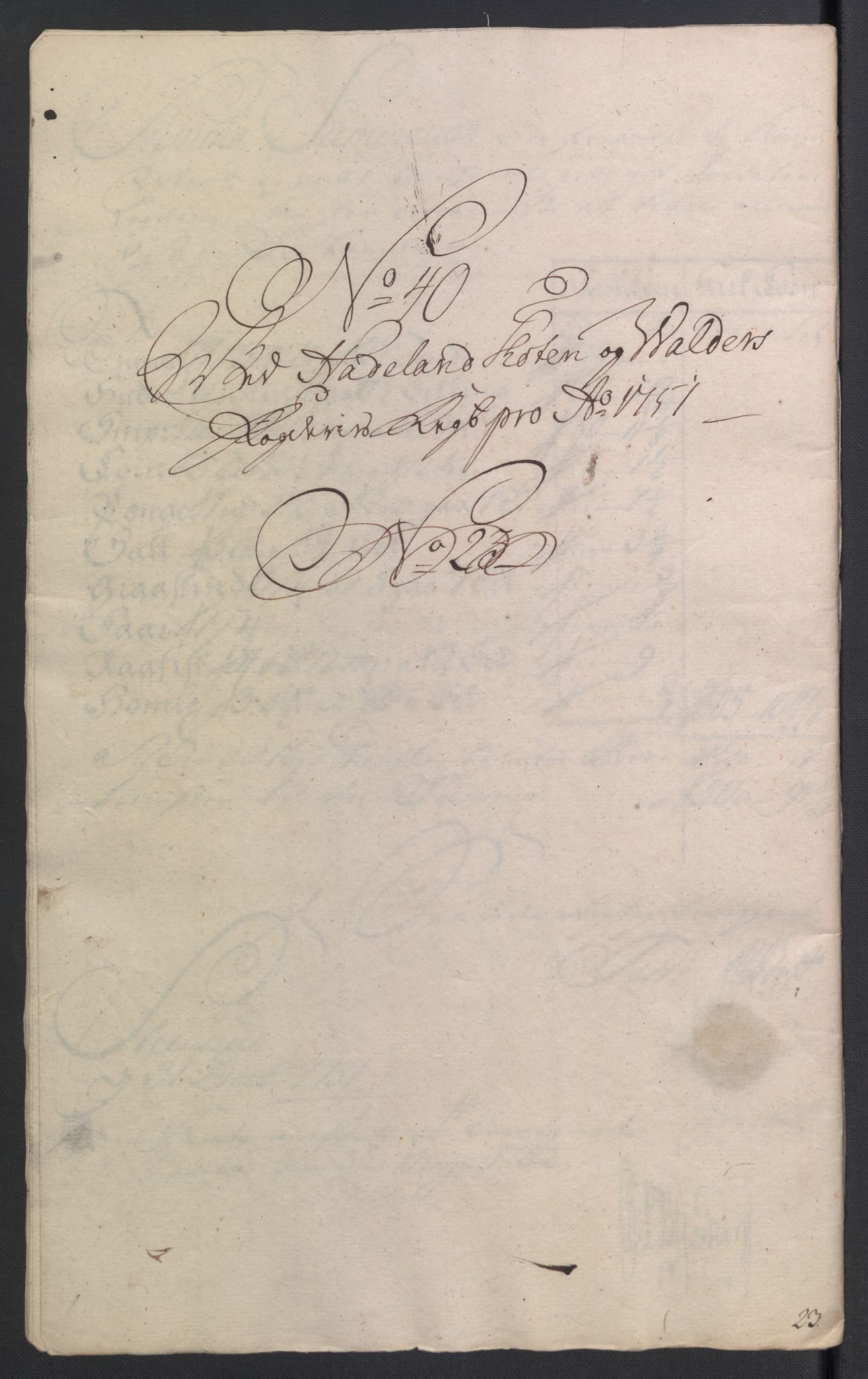 Rentekammeret inntil 1814, Reviderte regnskaper, Fogderegnskap, AV/RA-EA-4092/R18/L1348: Fogderegnskap Hadeland, Toten og Valdres, 1750-1751, p. 521