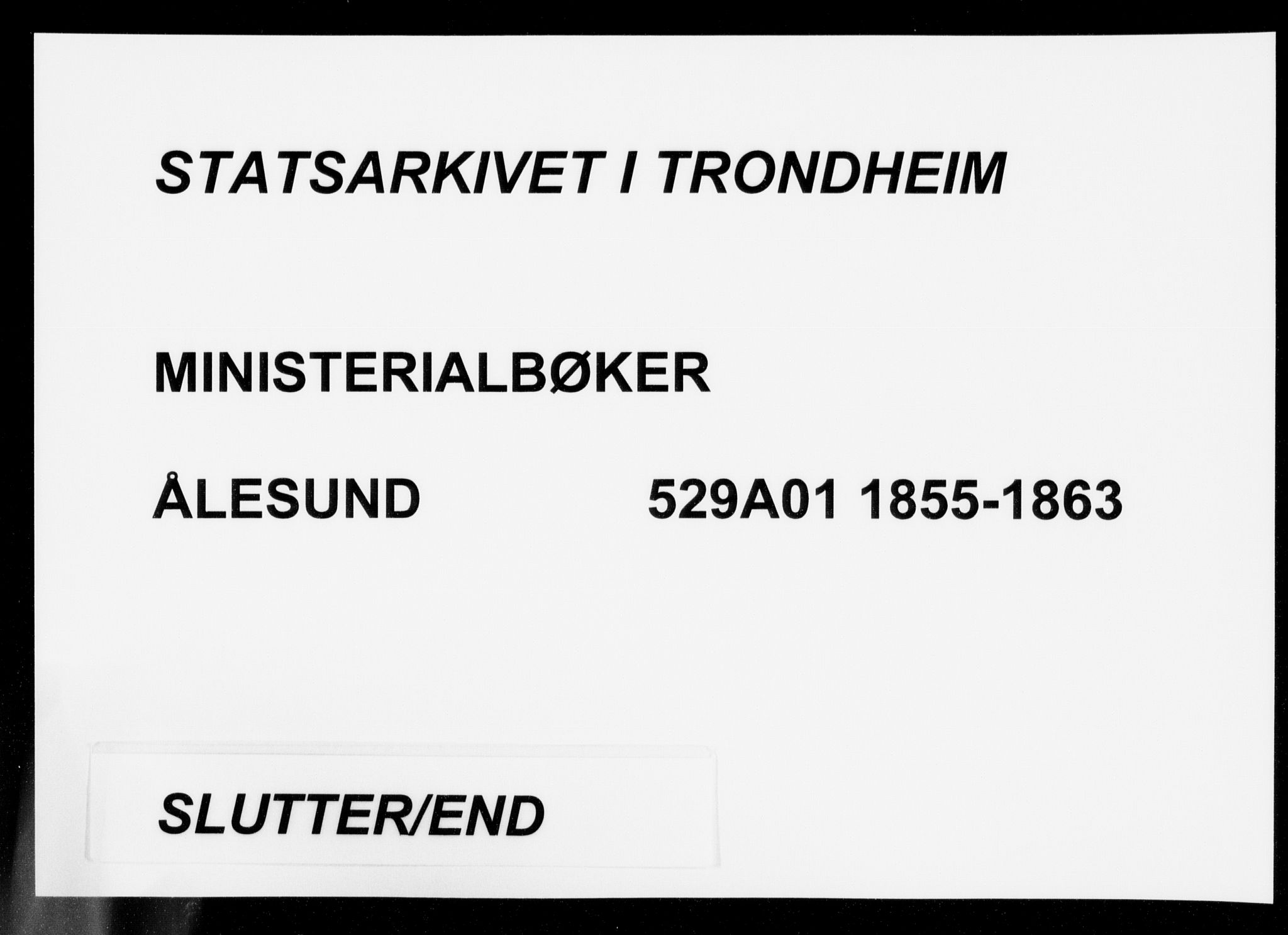 Ministerialprotokoller, klokkerbøker og fødselsregistre - Møre og Romsdal, AV/SAT-A-1454/529/L0451: Parish register (official) no. 529A01, 1855-1863