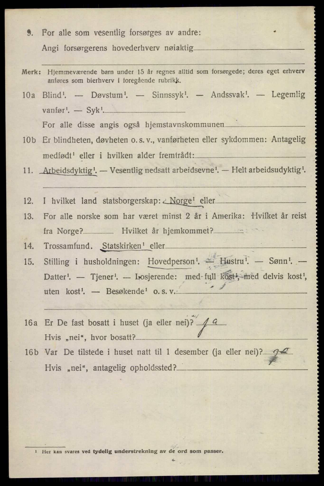 SAKO, 1920 census for Gjerpen, 1920, p. 13219