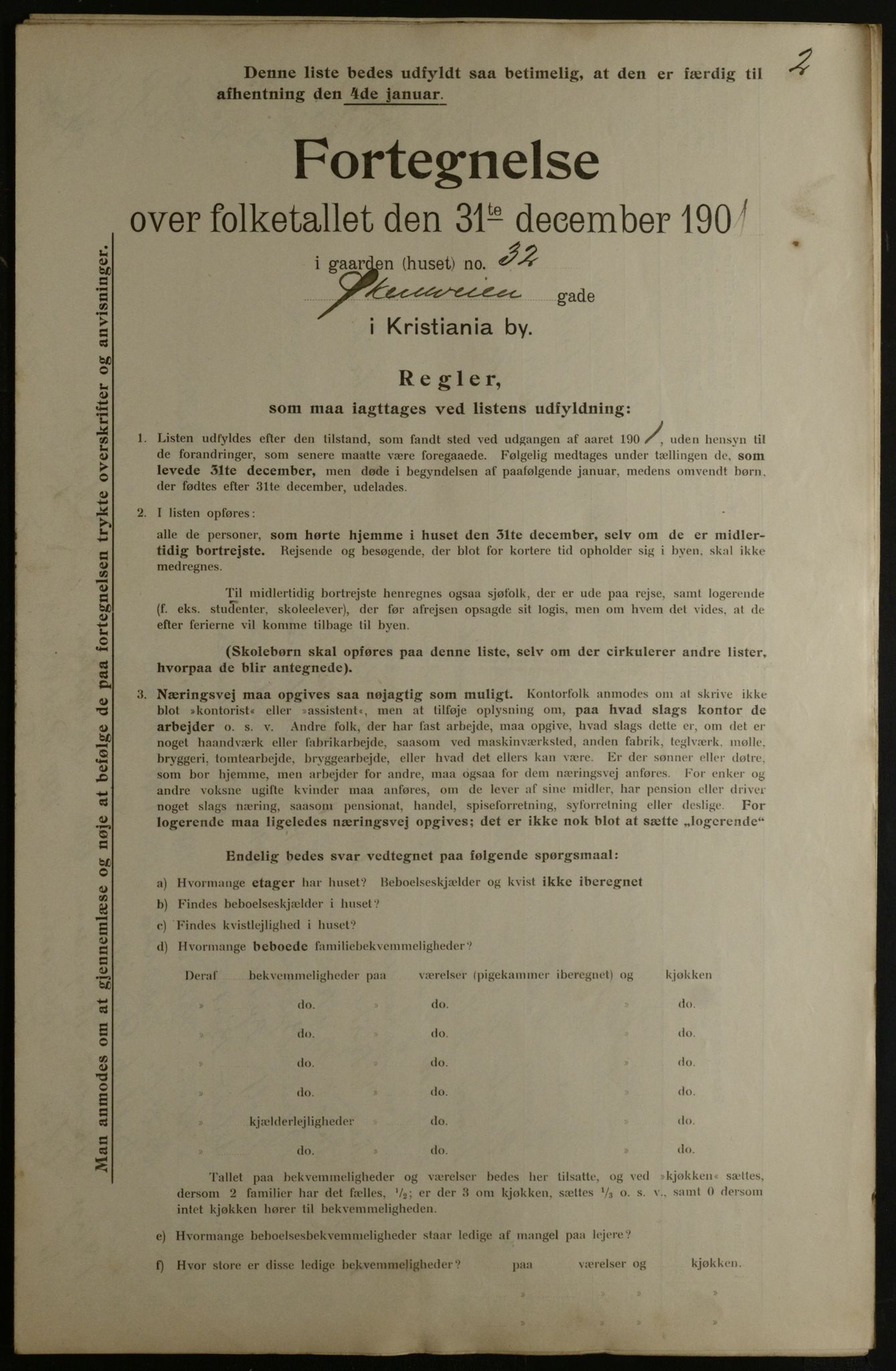 OBA, Municipal Census 1901 for Kristiania, 1901, p. 19672