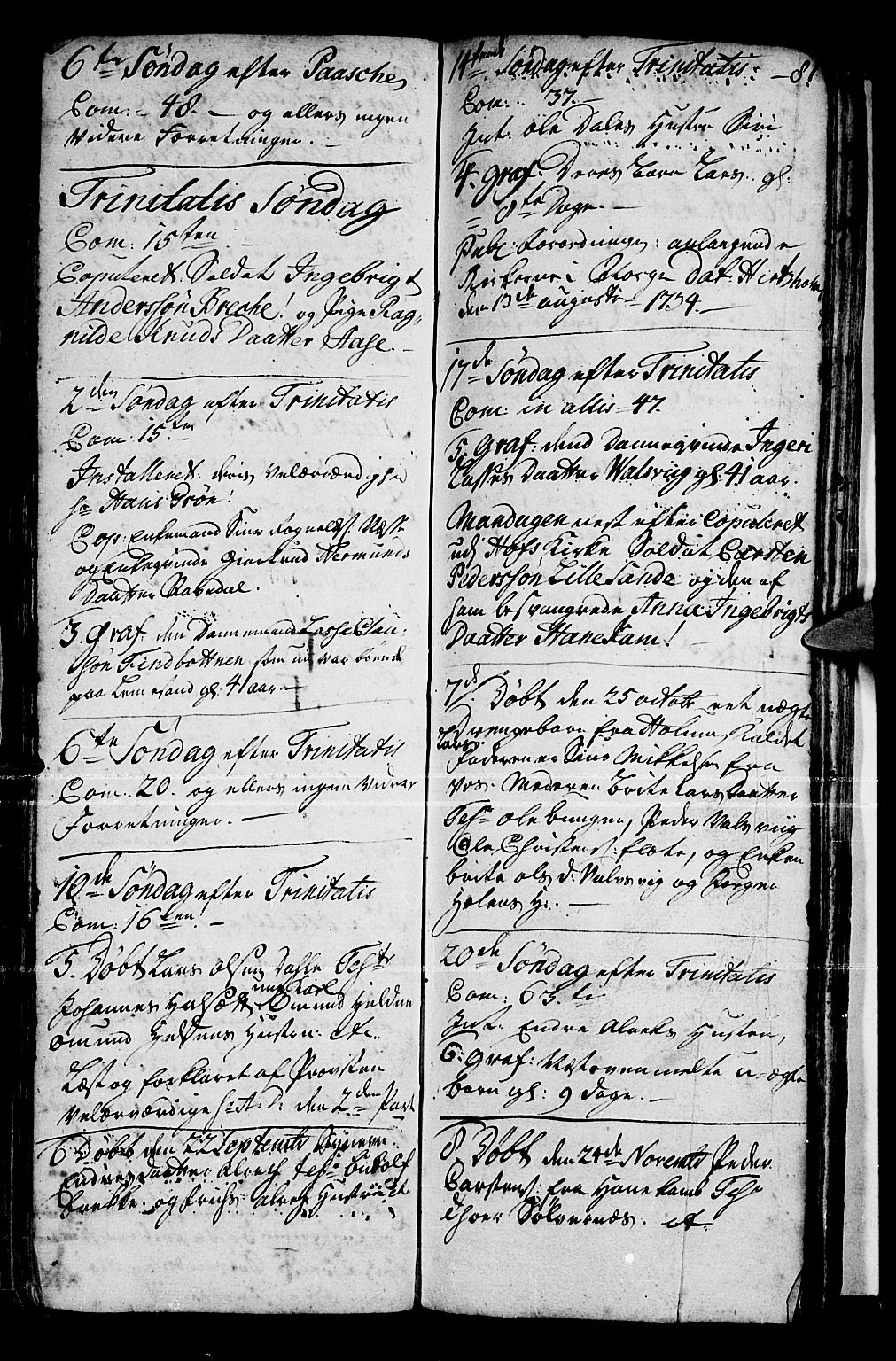 Vik sokneprestembete, AV/SAB-A-81501/H/Haa/Haaa/L0001: Parish register (official) no. A 1 / 2, 1727-1739, p. 81