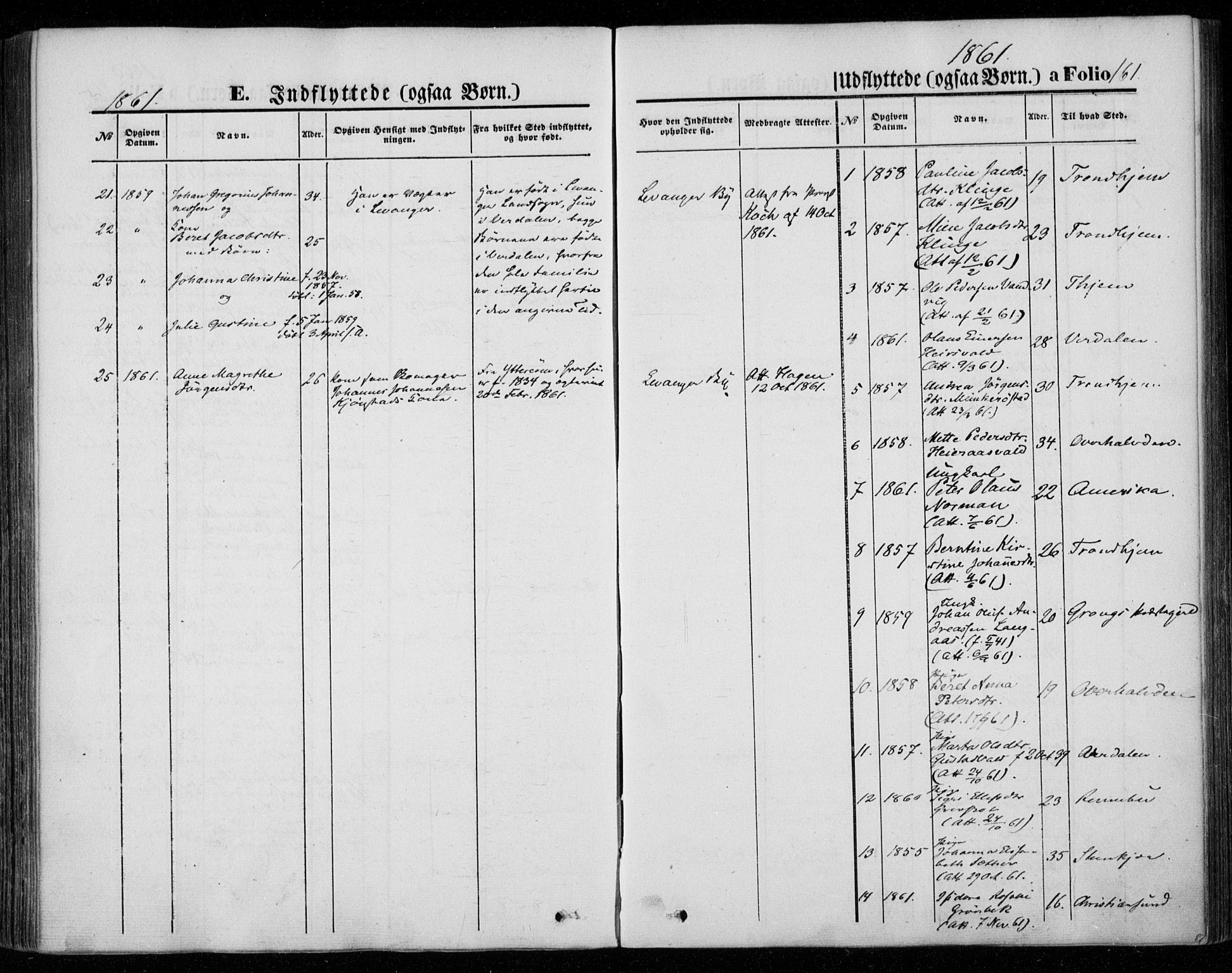 Ministerialprotokoller, klokkerbøker og fødselsregistre - Nord-Trøndelag, SAT/A-1458/720/L0184: Parish register (official) no. 720A02 /1, 1855-1863, p. 161