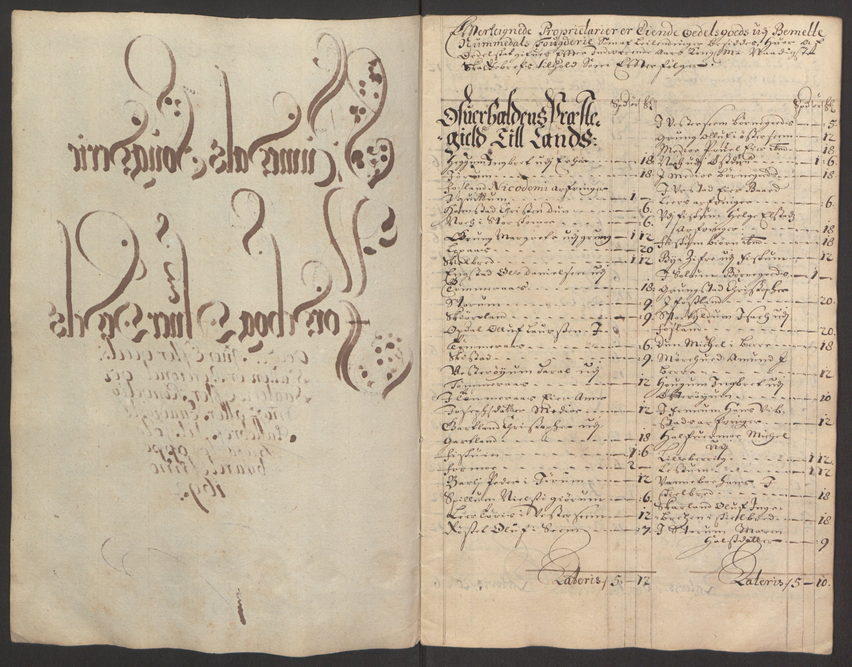 Rentekammeret inntil 1814, Reviderte regnskaper, Fogderegnskap, RA/EA-4092/R64/L4424: Fogderegnskap Namdal, 1692-1695, p. 252