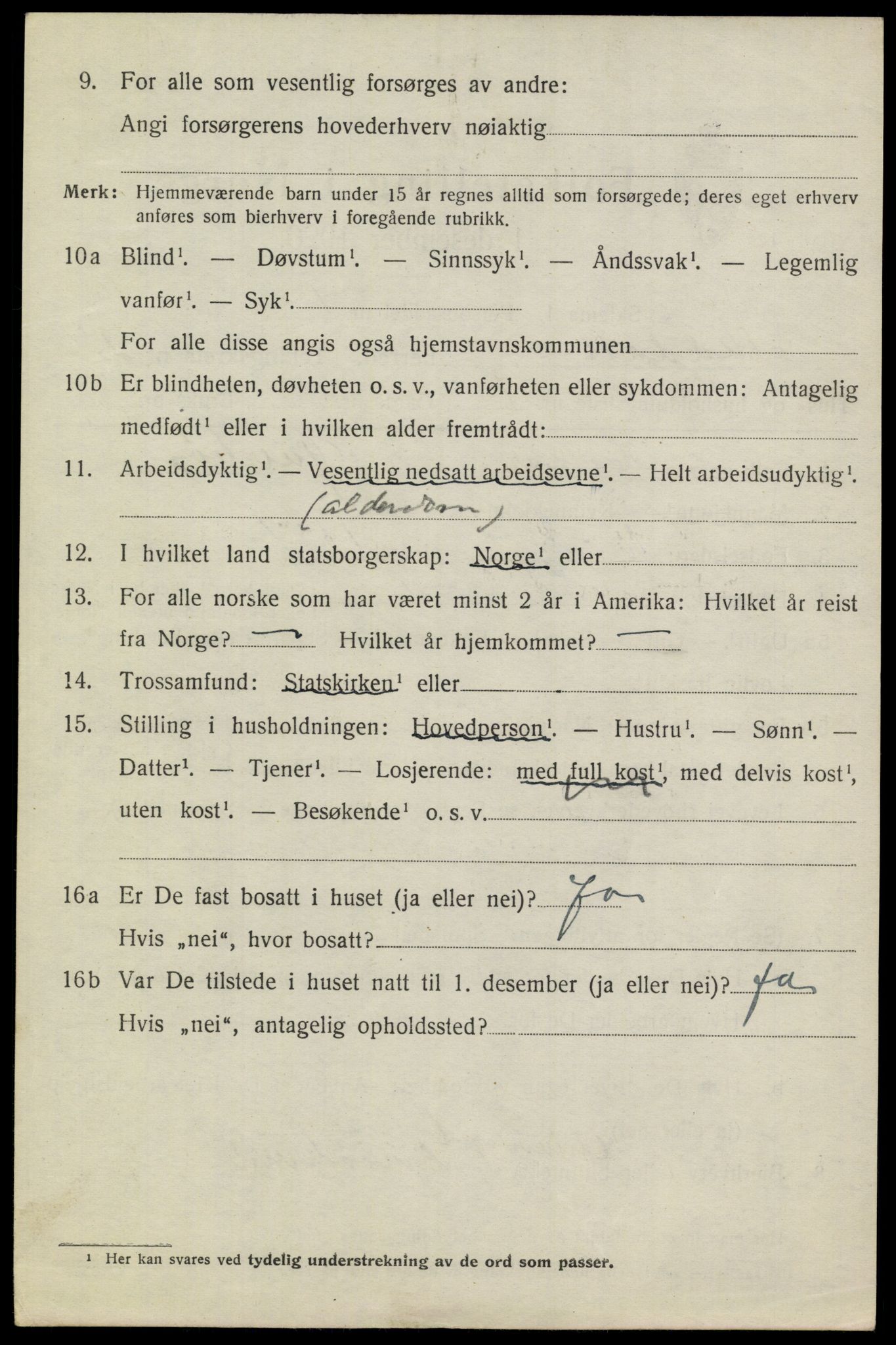 SAKO, 1920 census for Heddal, 1920, p. 2981