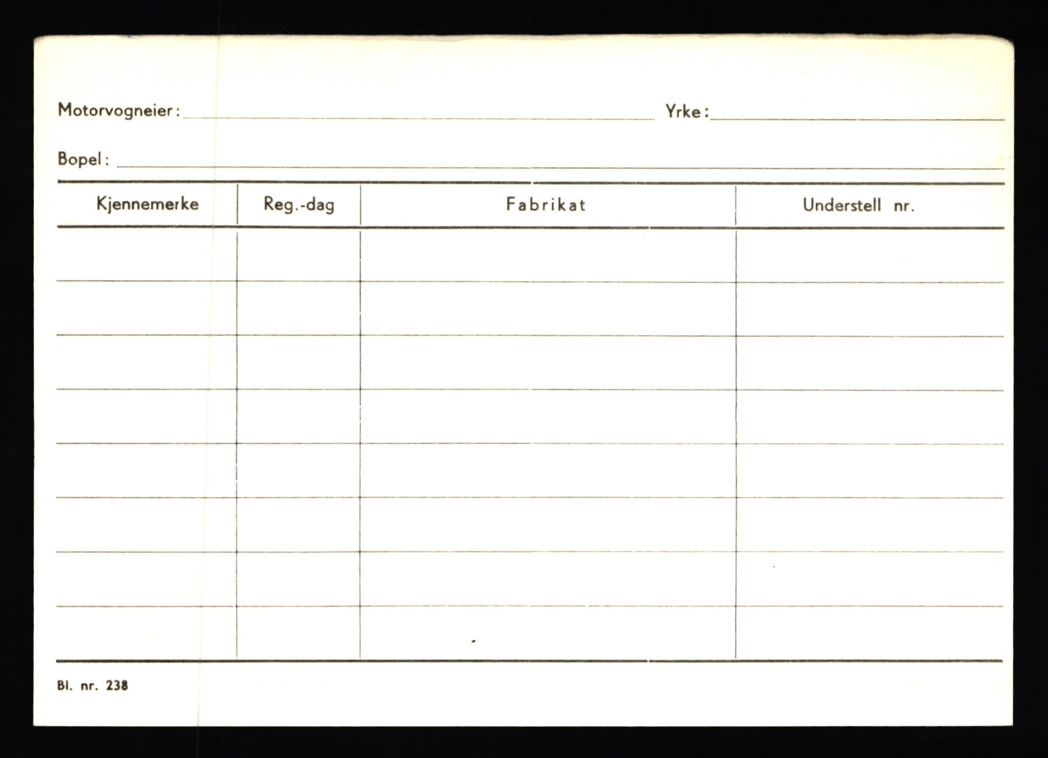 Stavanger trafikkstasjon, AV/SAST-A-101942/0/H/L0002: Askildsen - Berge, 1930-1971, p. 10