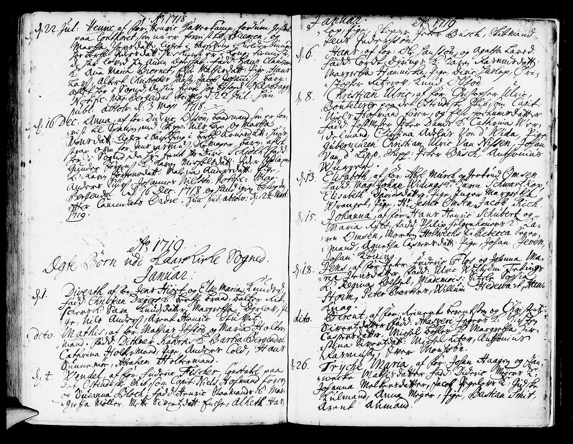 Korskirken sokneprestembete, SAB/A-76101/H/Haa/L0003: Parish register (official) no. A 3, 1698-1719, p. 268