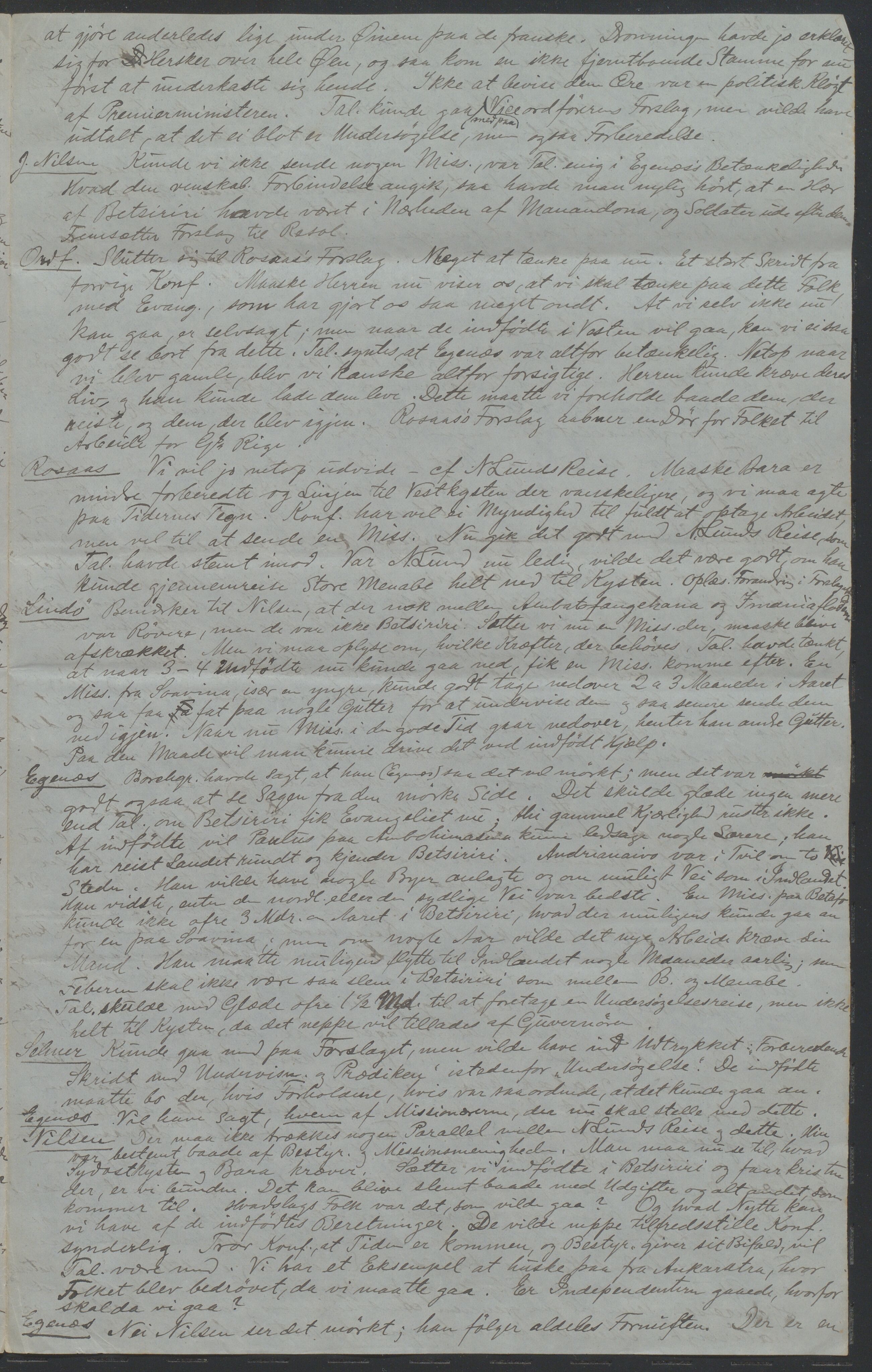 Det Norske Misjonsselskap - hovedadministrasjonen, VID/MA-A-1045/D/Da/Daa/L0037/0006: Konferansereferat og årsberetninger / Konferansereferat fra Madagaskar Innland., 1888