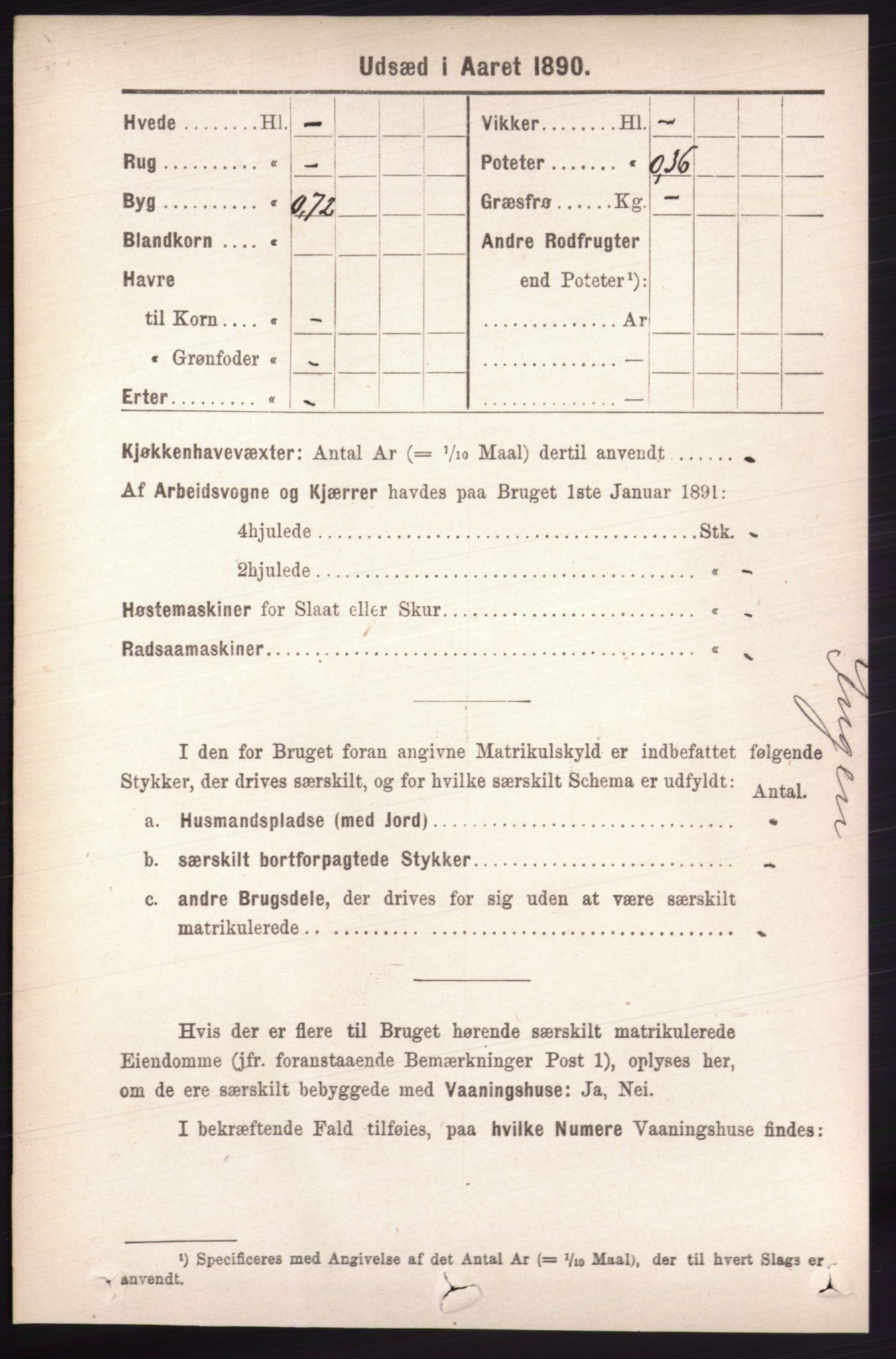 RA, 1891 census for 0438 Lille Elvedalen, 1891, p. 4355