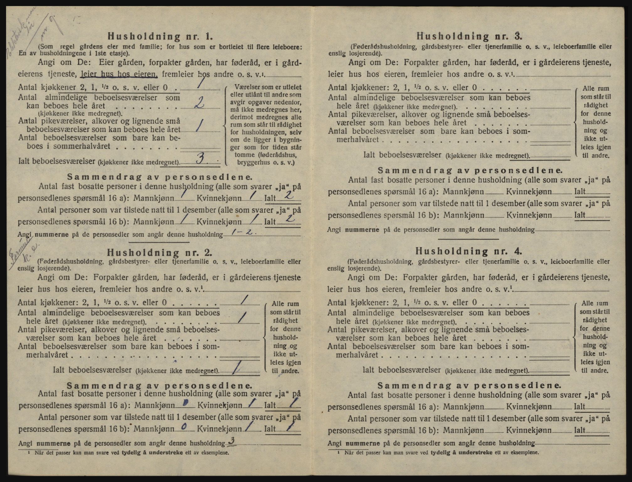 SAO, 1920 census for Onsøy, 1920, p. 295