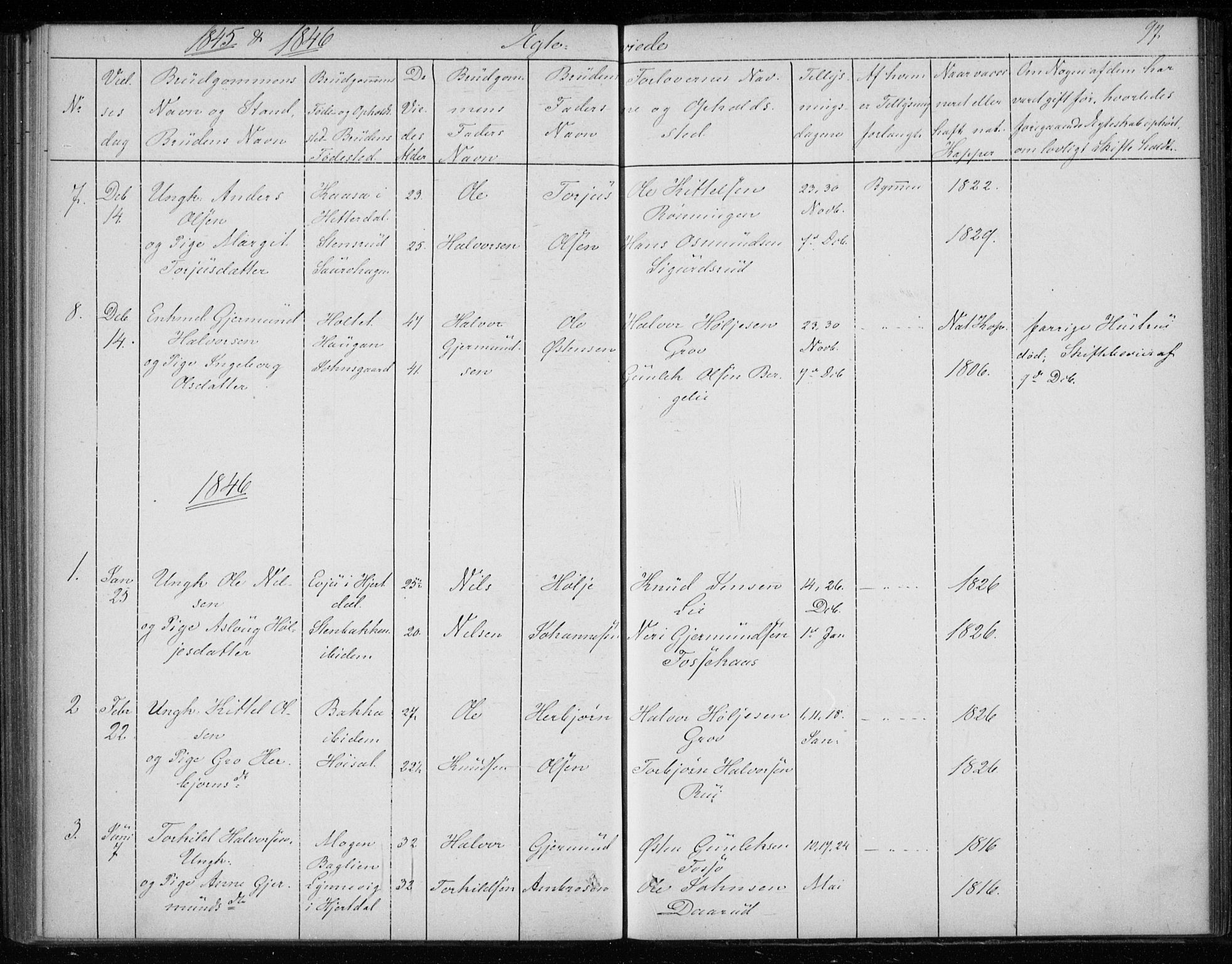 Gransherad kirkebøker, SAKO/A-267/F/Fb/L0003: Parish register (official) no. II 3, 1844-1859, p. 97