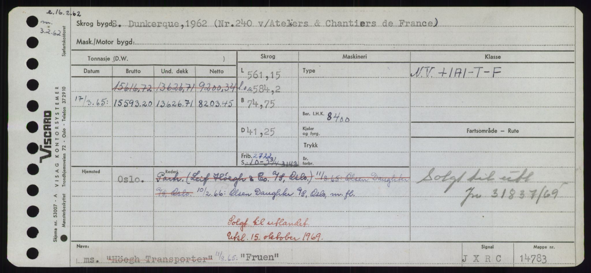 Sjøfartsdirektoratet med forløpere, Skipsmålingen, RA/S-1627/H/Hd/L0011: Fartøy, Fla-Får, p. 537