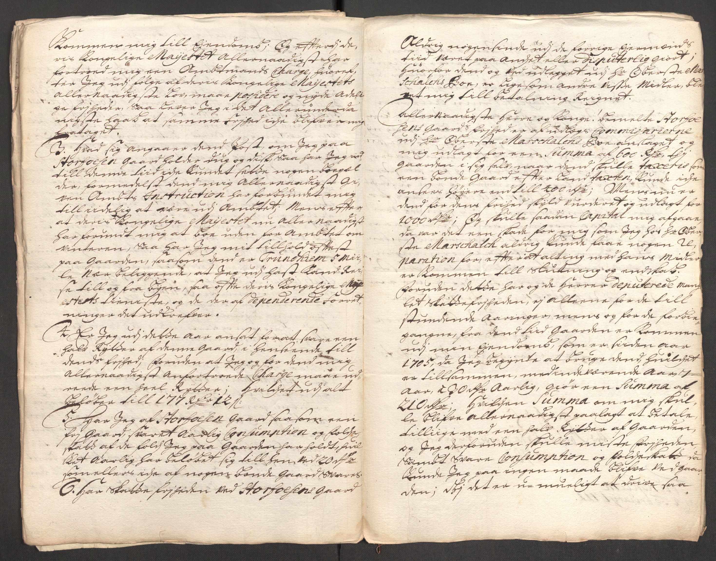 Rentekammeret inntil 1814, Reviderte regnskaper, Fogderegnskap, AV/RA-EA-4092/R57/L3857: Fogderegnskap Fosen, 1706-1707, p. 492